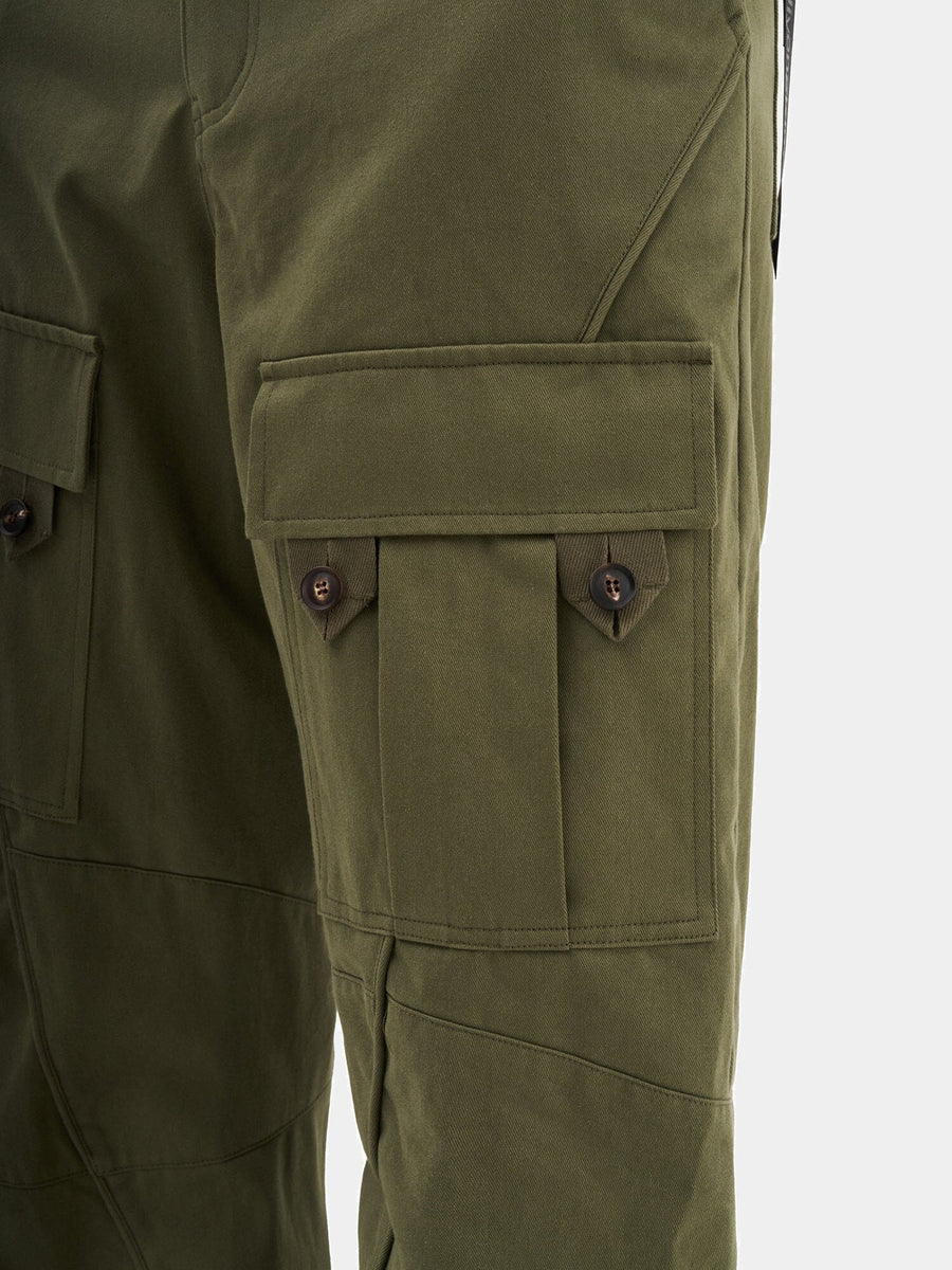 JIYONG KIM X ALPHA CURVED MULTI-POCKET TROUSERS BOTTOM Alpha Industries / JIYONGKIM 