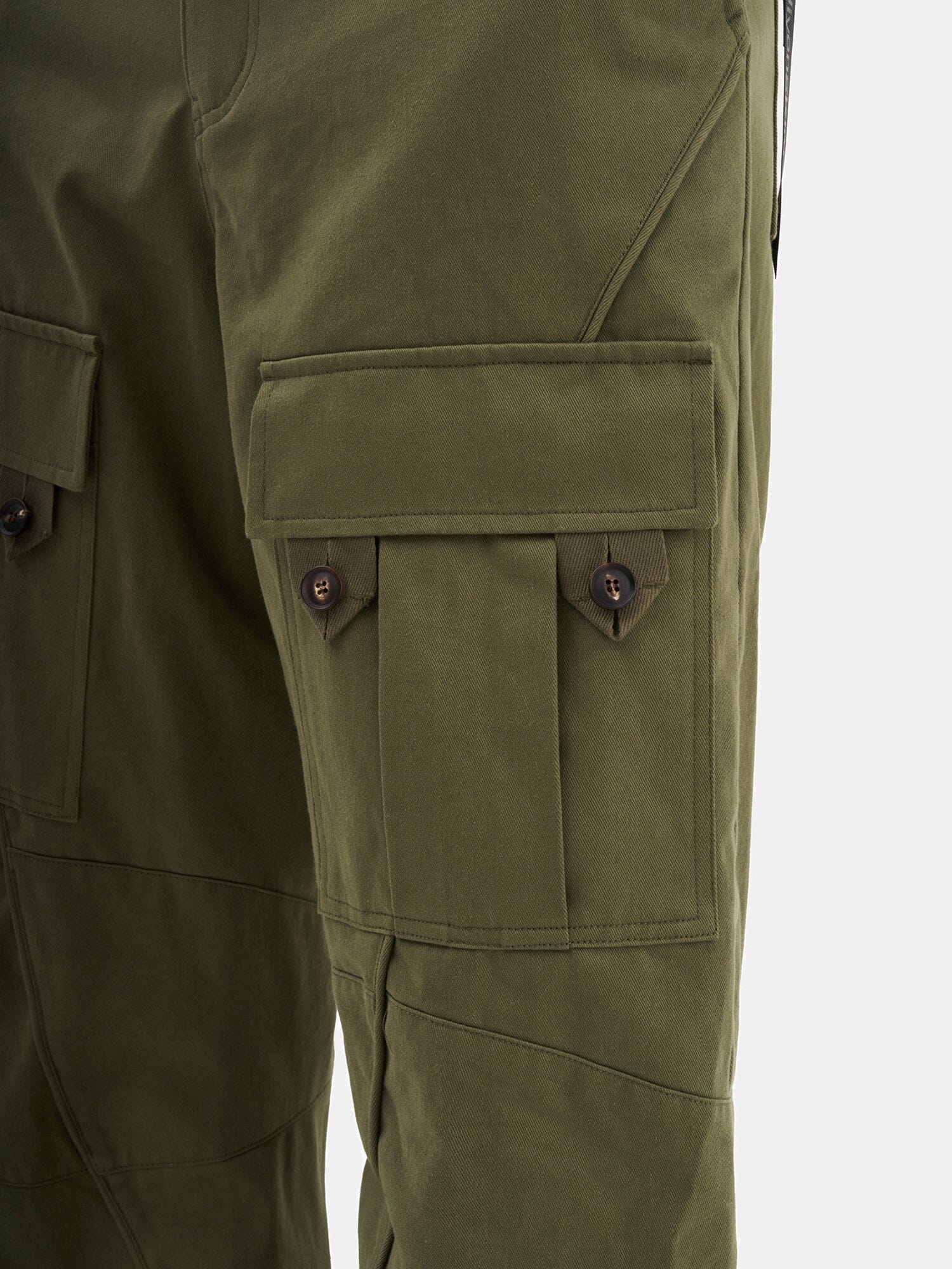 JIYONG KIM X ALPHA CURVED MULTI-POCKET TROUSERS BOTTOM Alpha Industries / JIYONGKIM 