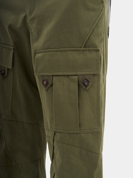 JIYONG KIM X ALPHA CURVED MULTI-POCKET TROUSERS BOTTOM Alpha Industries / JIYONGKIM 