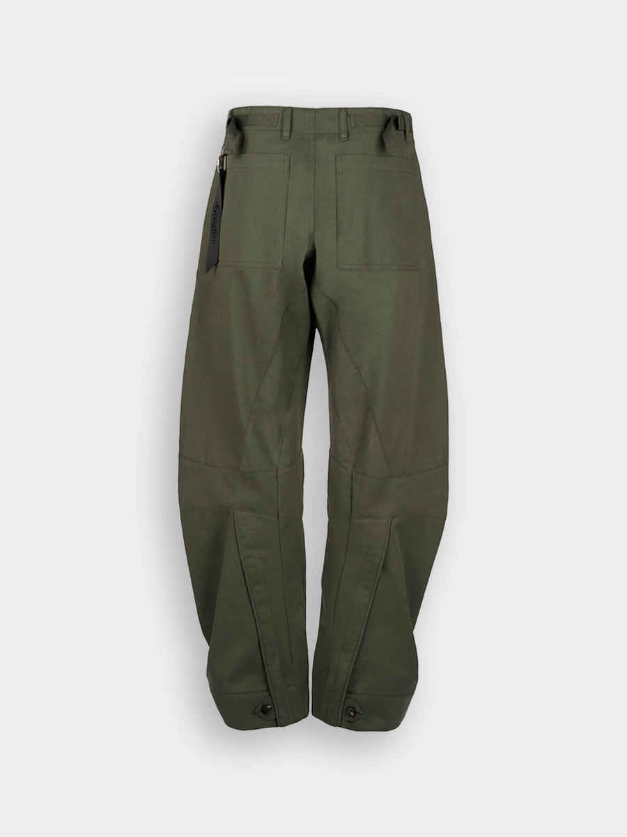 JIYONG KIM X ALPHA CURVED MULTI-POCKET TROUSERS BOTTOM Alpha Industries / JIYONGKIM 
