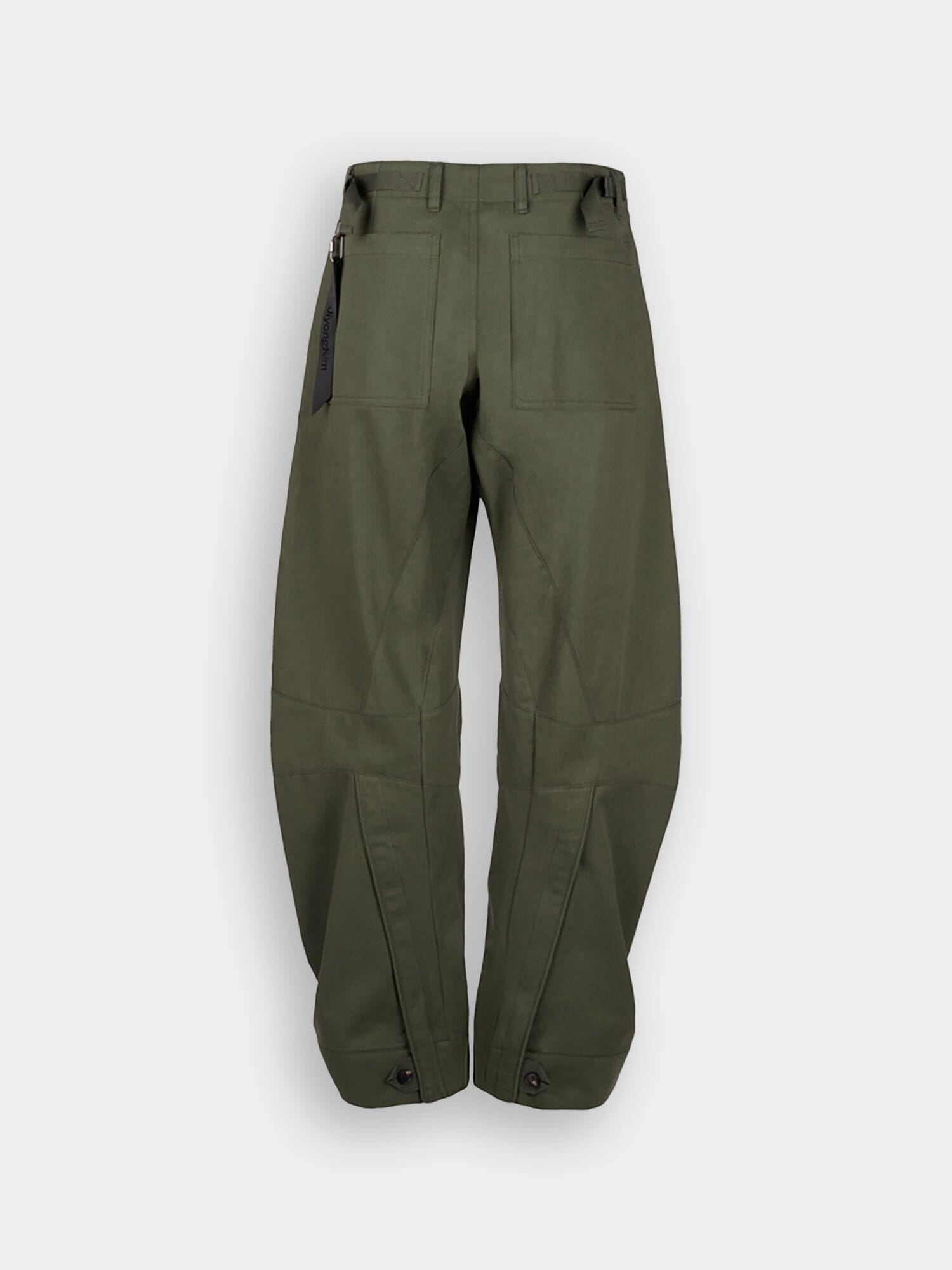 JIYONG KIM X ALPHA CURVED MULTI-POCKET TROUSERS BOTTOM Alpha Industries / JIYONGKIM 