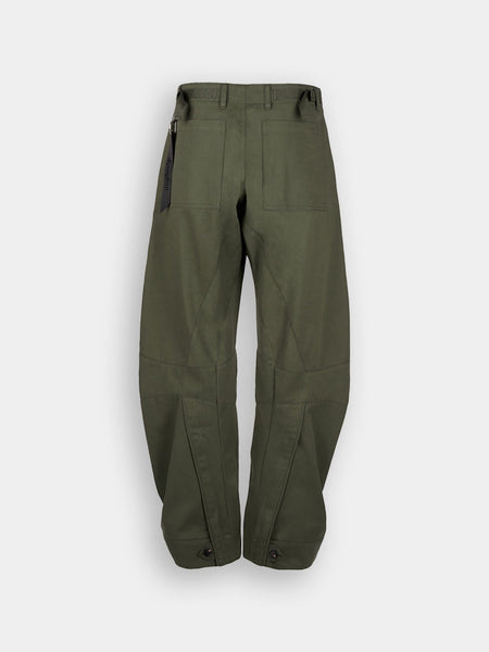 JIYONG KIM X ALPHA CURVED MULTI-POCKET TROUSERS BOTTOM Alpha Industries / JIYONGKIM 