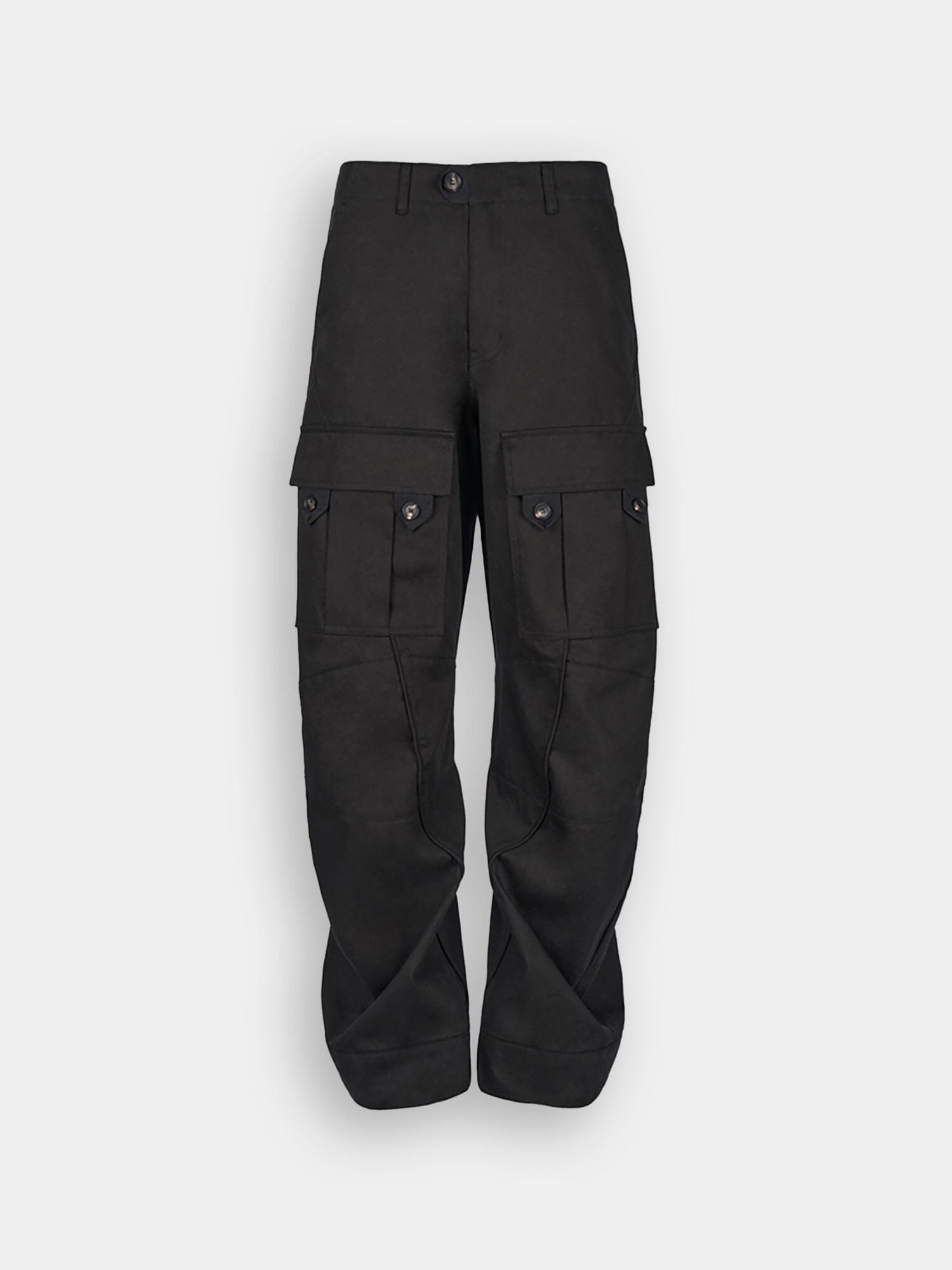 JIYONG KIM X ALPHA CURVED MULTI-POCKET TROUSERS BOTTOM Alpha Industries / JIYONGKIM BLACK S 