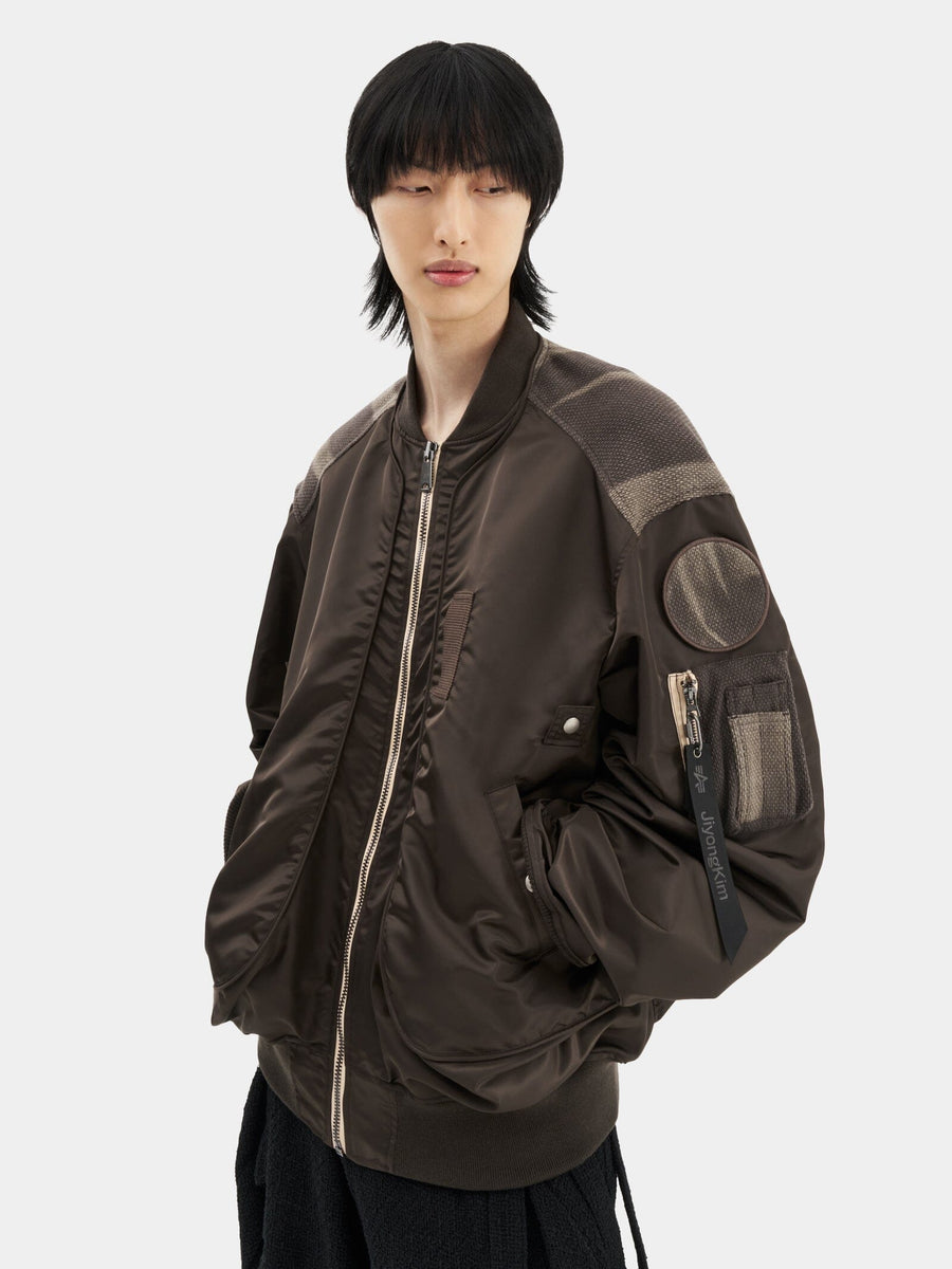 JIYONG KIM X ALPHA SUN-BLEACHED FLIGHT BOMBER OUTERWEAR Alpha Industries / JIYONGKIM 