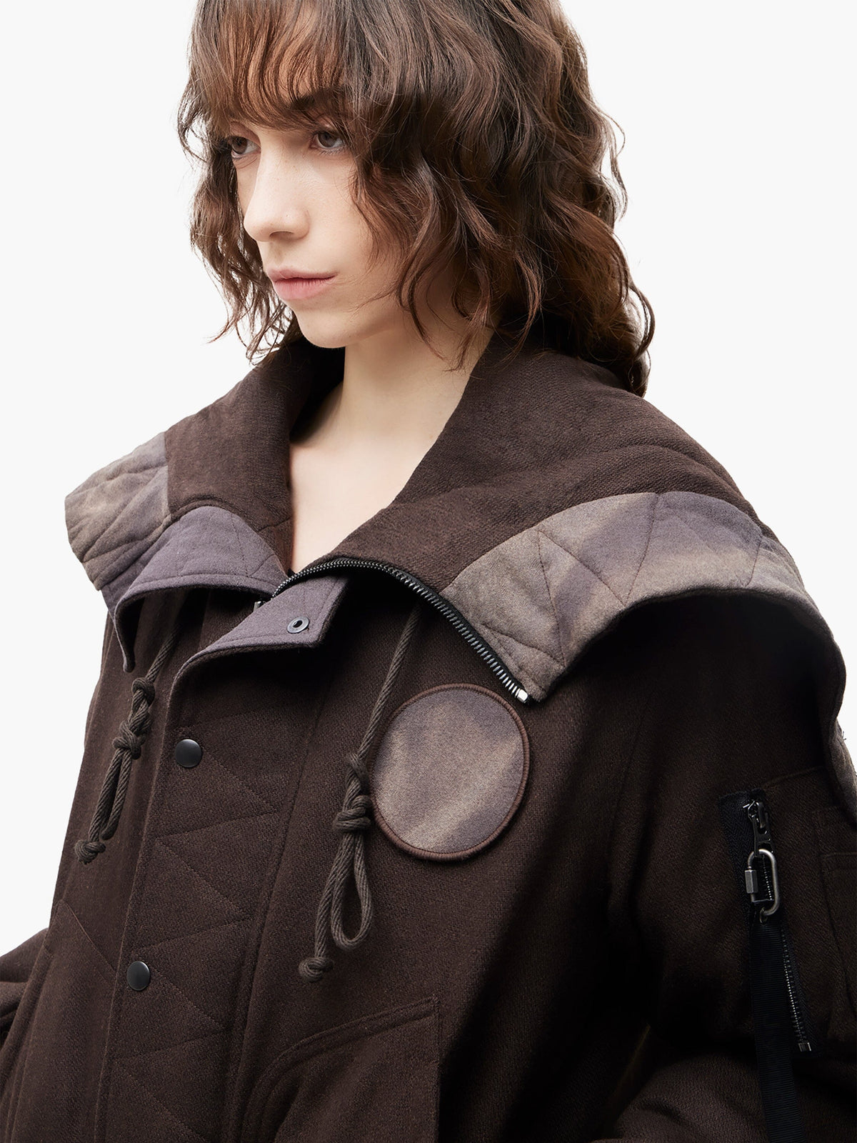 JIYONG KIM X ALPHA SUN-BLEACHED SPLIT-HOOD FLIGHT JACKET FLIGHT Alpha Industries 
