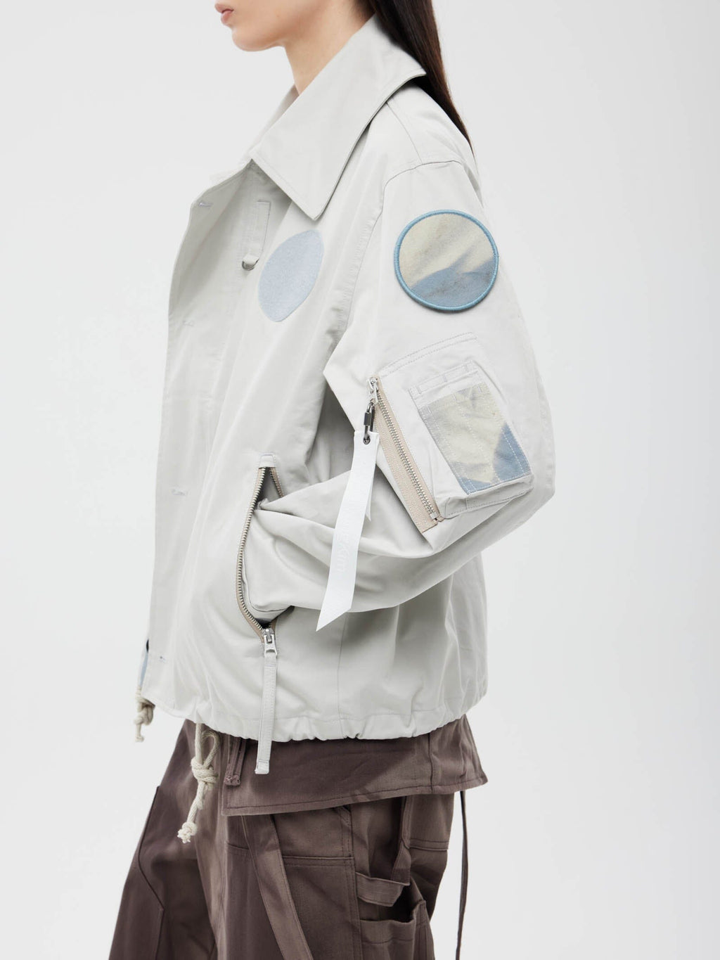 JIYONG KIM X ALPHA SUN BLEACHED WIDE COLLAR UTILITY Alpha Industries 