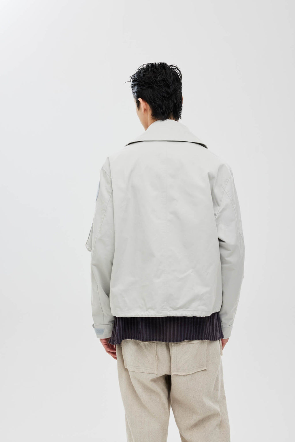 JIYONG KIM X ALPHA SUN BLEACHED WIDE COLLAR UTILITY Alpha Industries 
