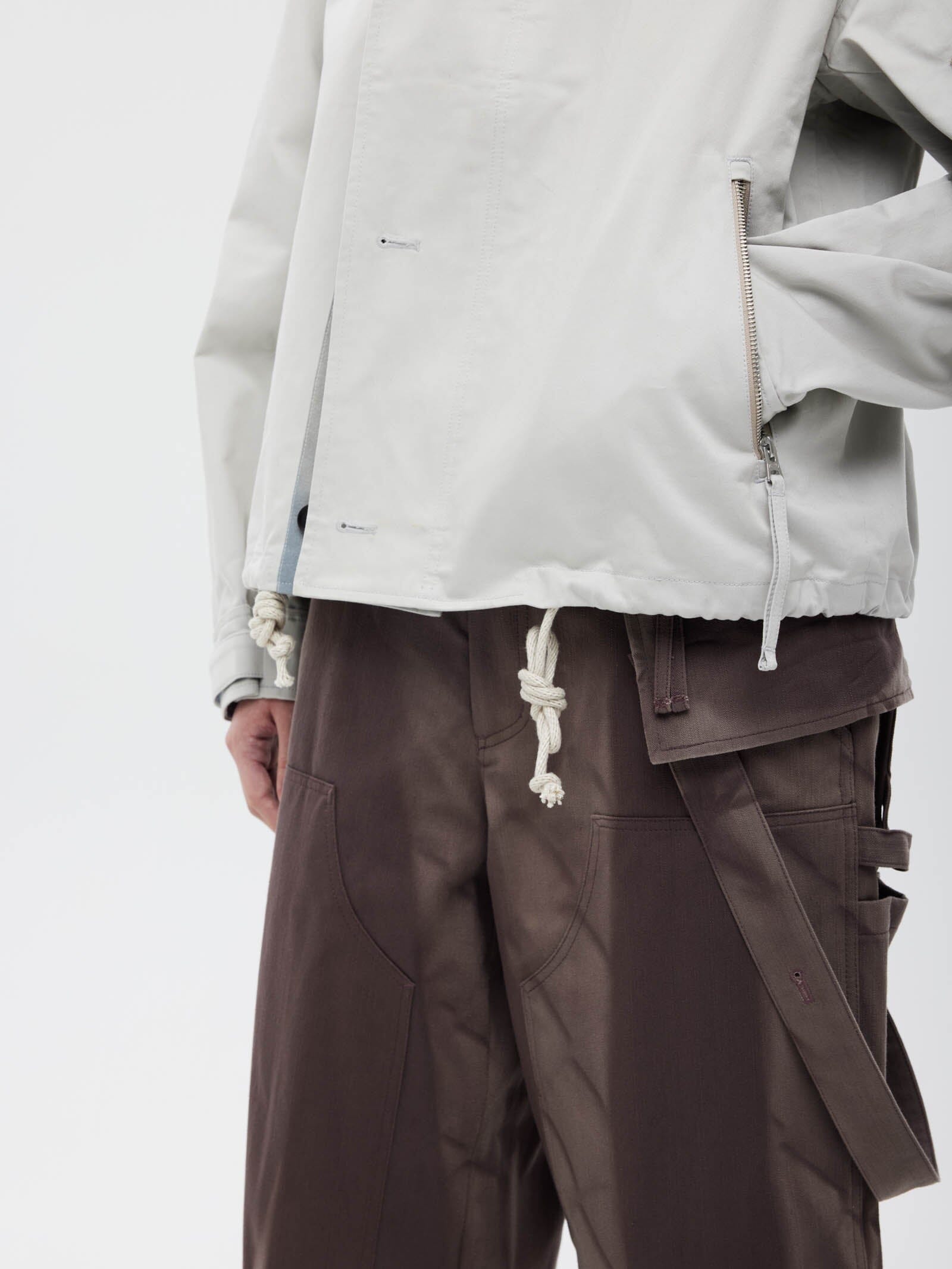 JIYONG KIM X ALPHA SUN BLEACHED WIDE COLLAR UTILITY Alpha Industries 