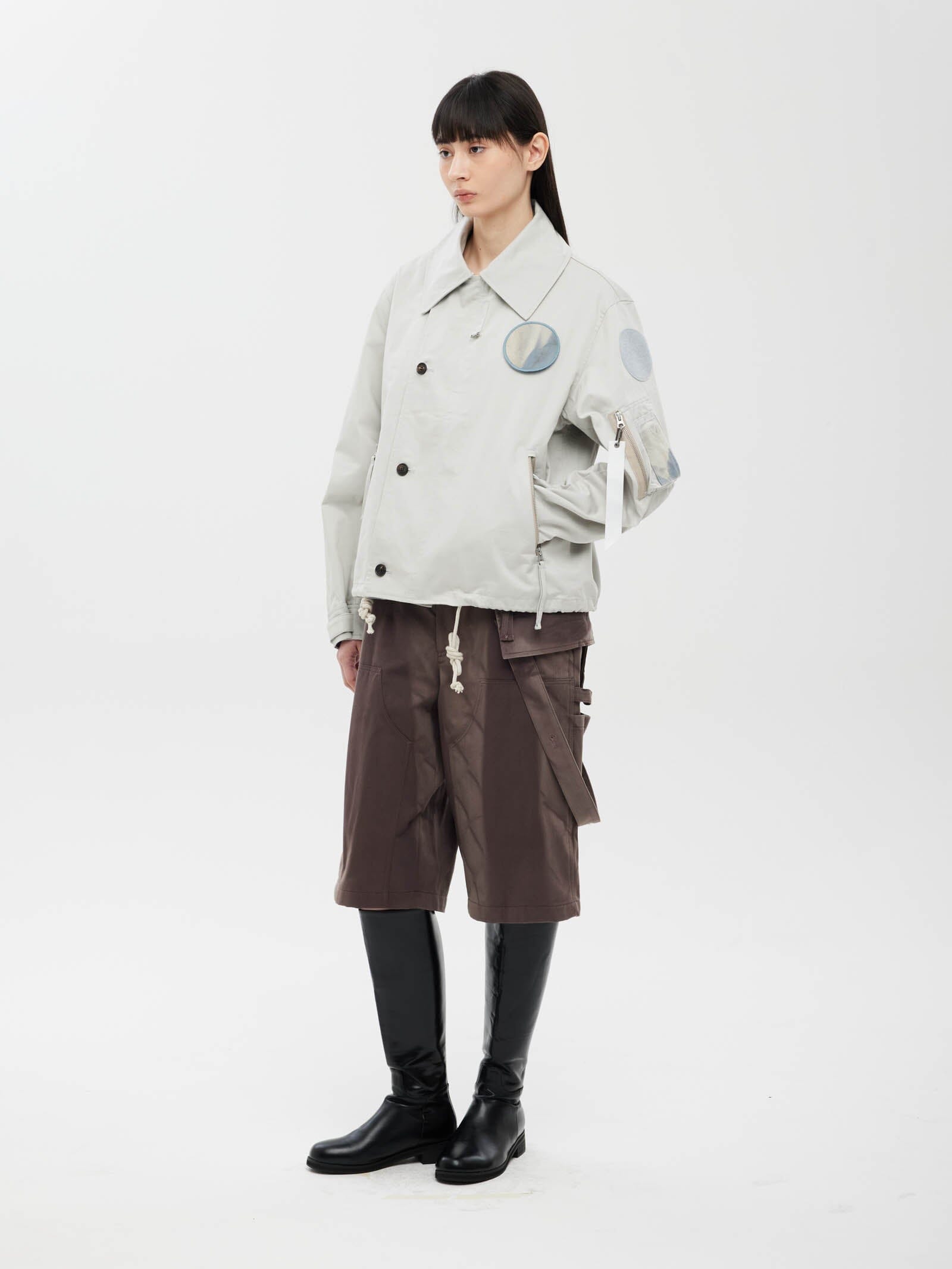 JIYONG KIM X ALPHA SUN BLEACHED WIDE COLLAR UTILITY Alpha Industries 