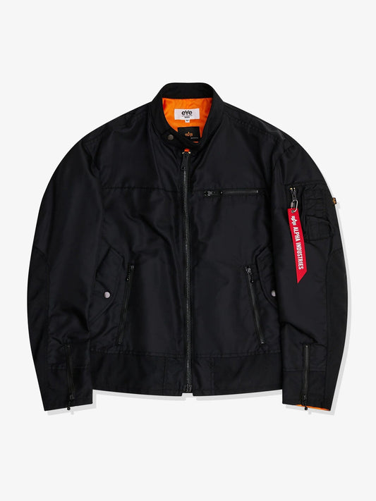 JUNYA WANTANABE WO-J904 JACKET OUTERWEAR Alpha Industries BLACK XS 