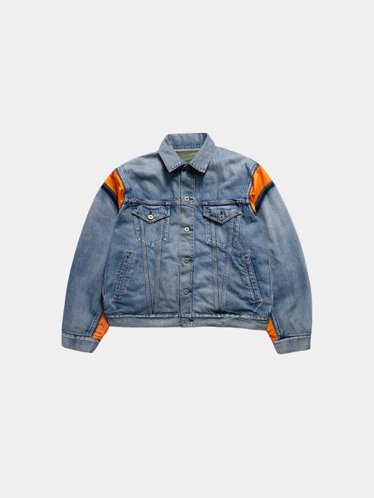 JUNYA WANTANABE X ALPHA DECONSTRUCTED MA-1 BOMBER JACKET COLLAB JUNYA WANTANABE 