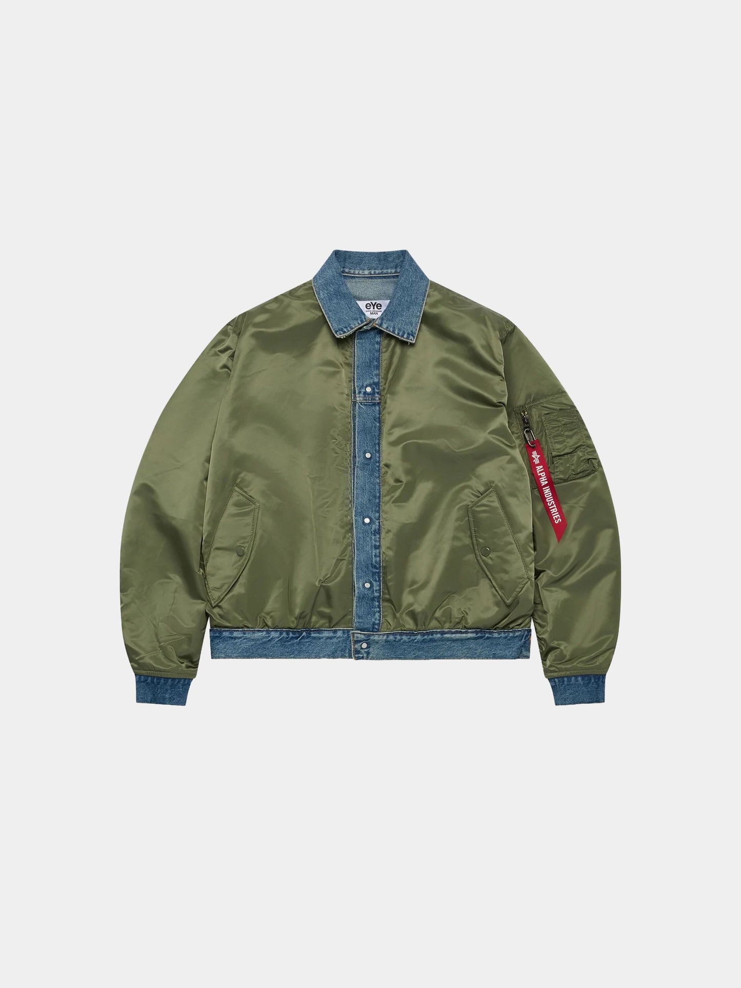 JUNYA WANTANABE X ALPHA DECONSTRUCTED MA-1 BOMBER JACKET COLLAB JUNYA WANTANABE 