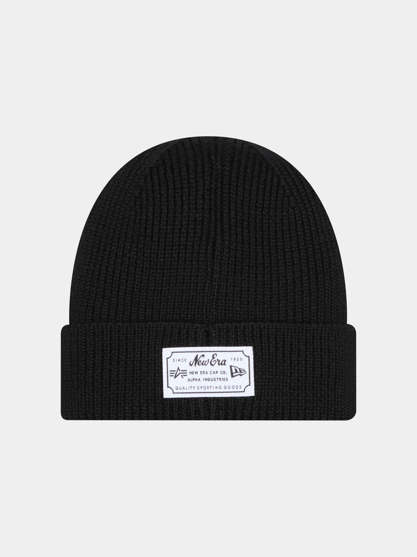 KANSAS CITY CHIEFS X ALPHA X NEW ERA SHORT CUFF BEANIE ACCESSORY Alpha Industries 