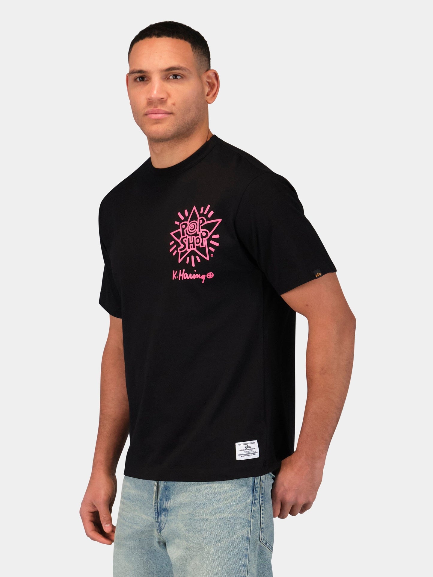 KEITH HARING X ALPHA GRAPHIC TEE DRAGON COLLAB Alpha Industries 
