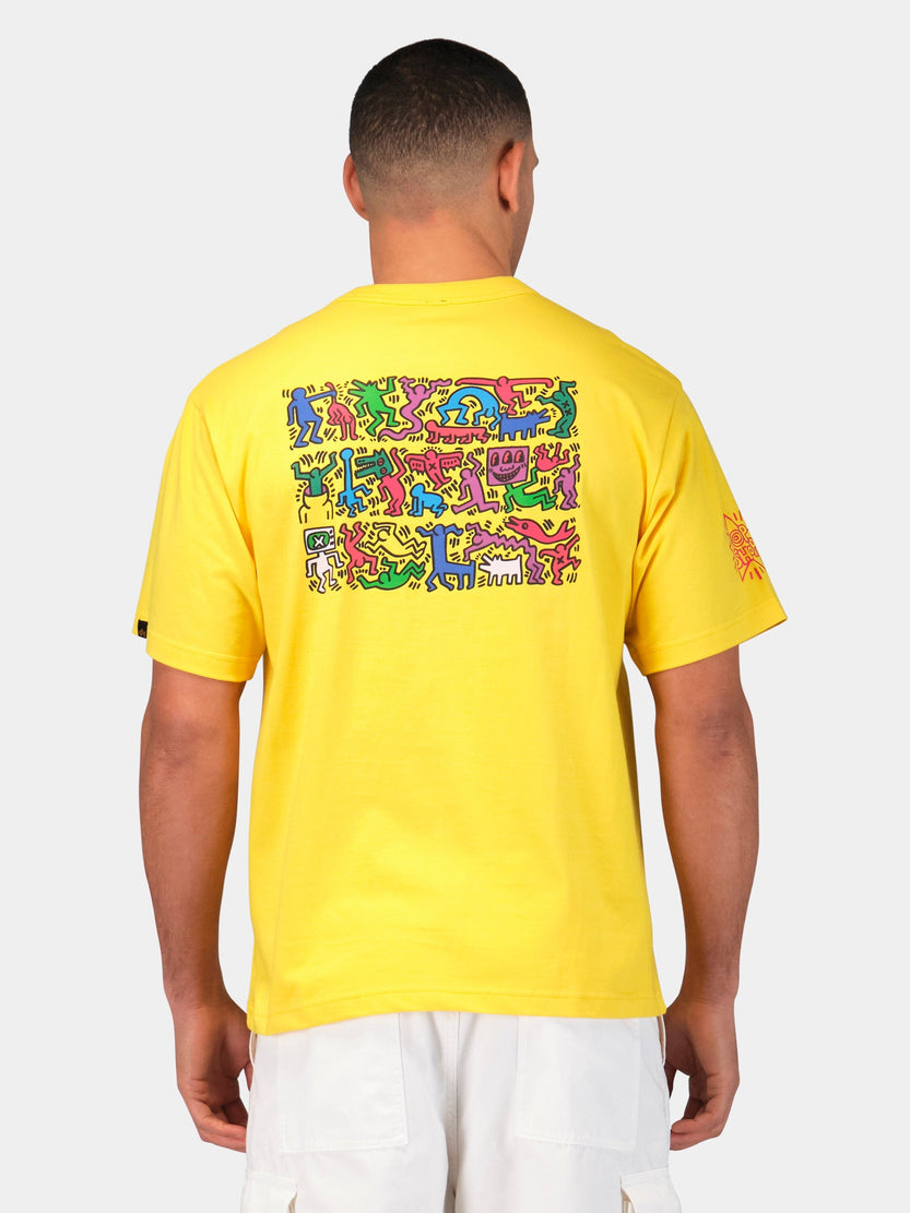 KEITH HARING X ALPHA GRAPHIC TEE "HEART MAN" COLLAB Alpha Industries 
