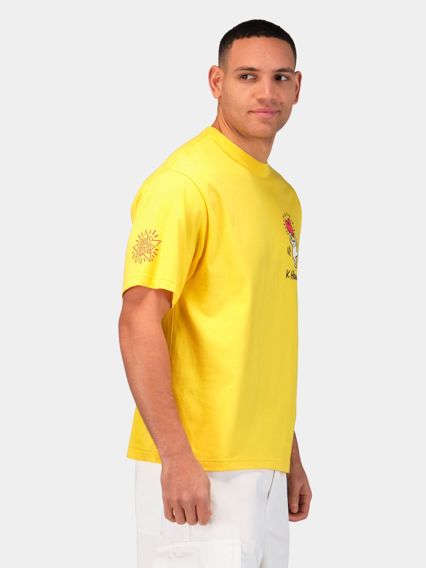 KEITH HARING X ALPHA GRAPHIC TEE "HEART MAN" COLLAB Alpha Industries 