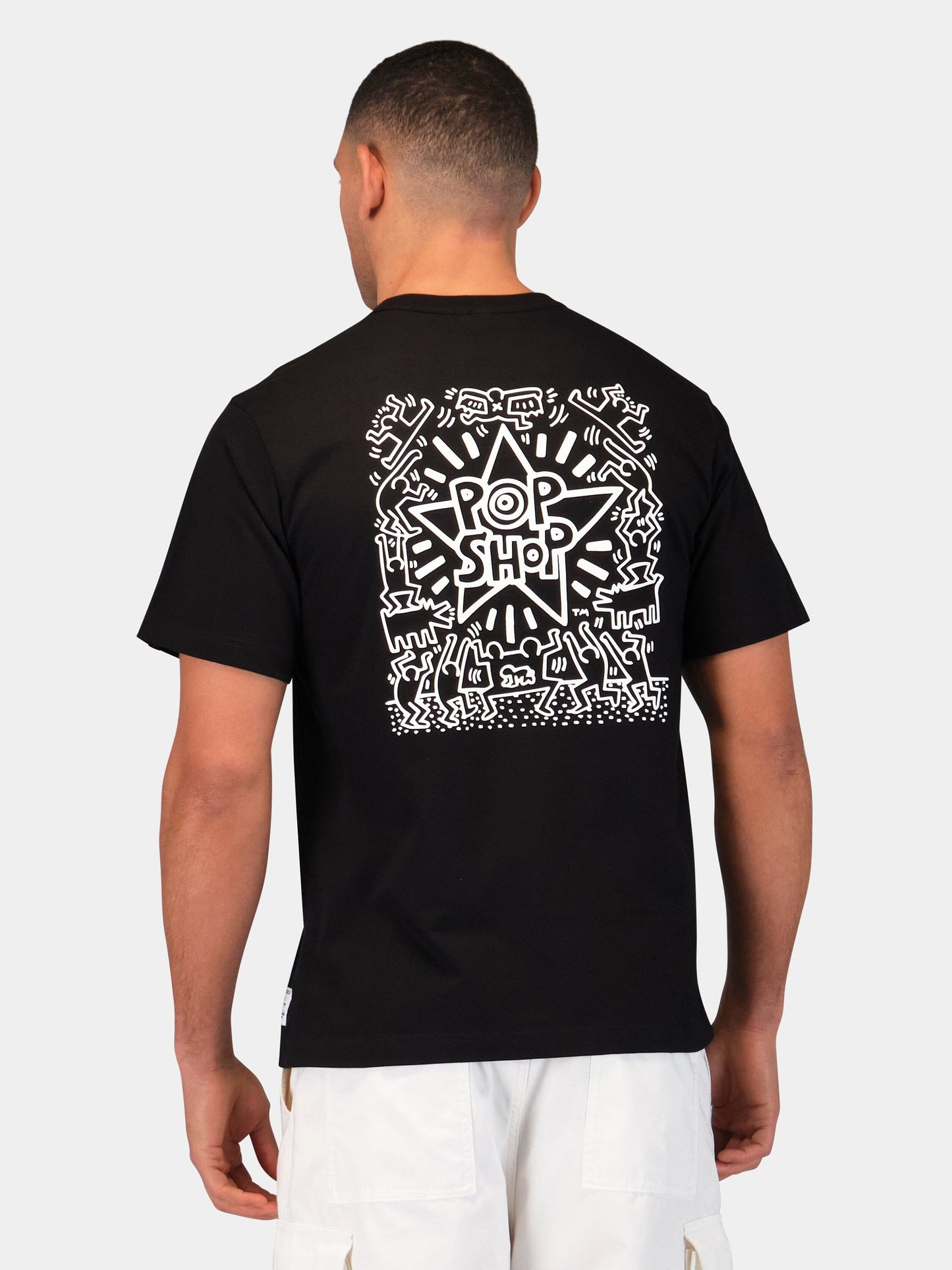KEITH HARING X ALPHA GRAPHIC TEE POP SHOP COLLAB Alpha Industries 