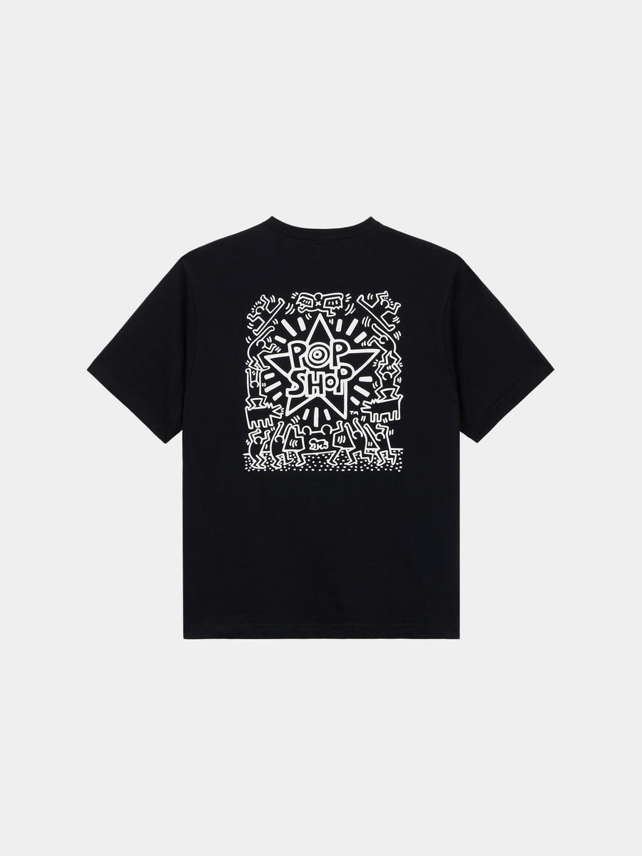 KEITH HARING X ALPHA GRAPHIC TEE POP SHOP COLLAB Alpha Industries 