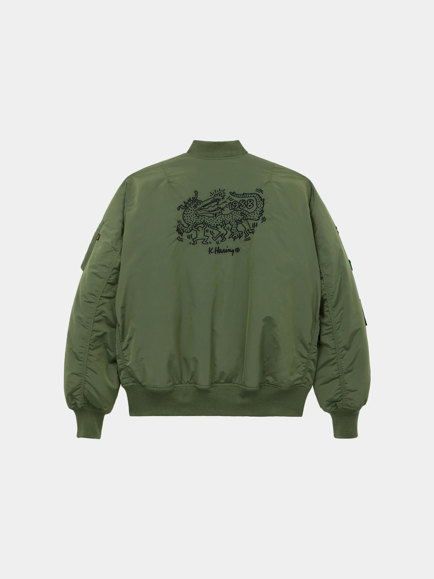 KEITH HARING X ALPHA MA-1 ALL REVERSIBLE COLLAB Alpha Industries 
