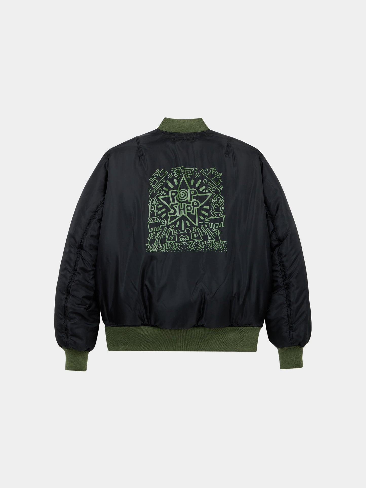 KEITH HARING X ALPHA MA-1 ALL REVERSIBLE COLLAB Alpha Industries 