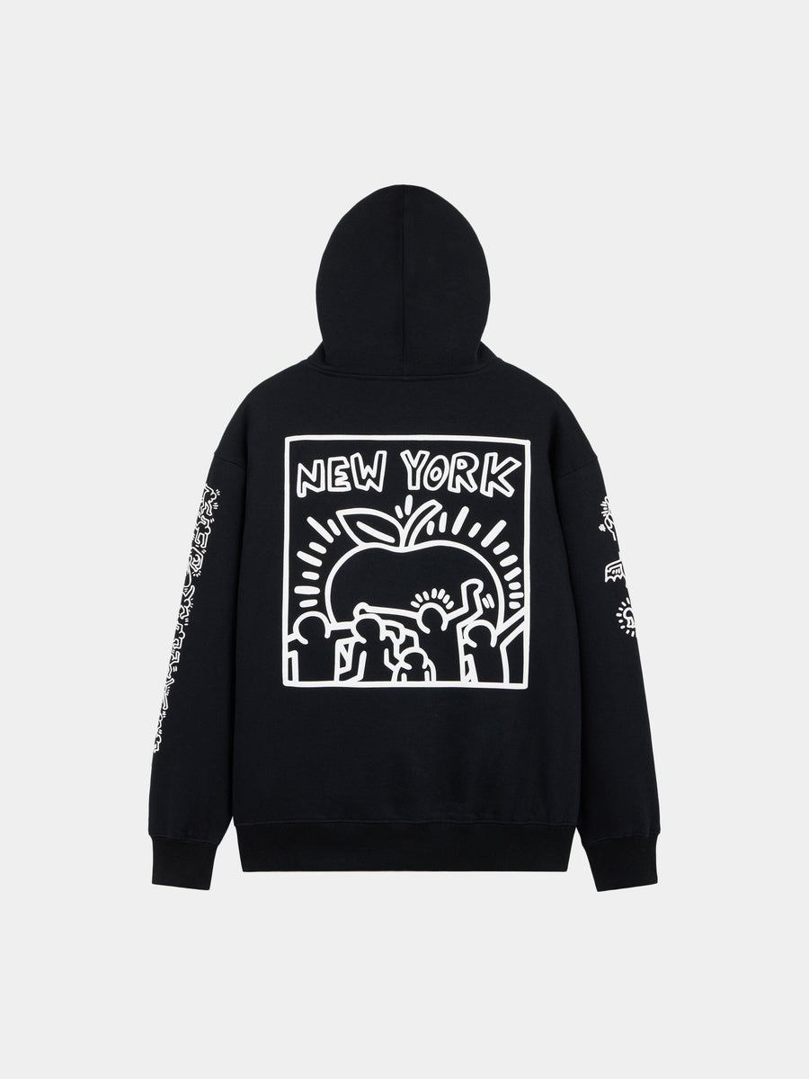 KEITH HARING X ALPHA NEW YORK GRAPHIC HOODIE COLLAB Alpha Industries 