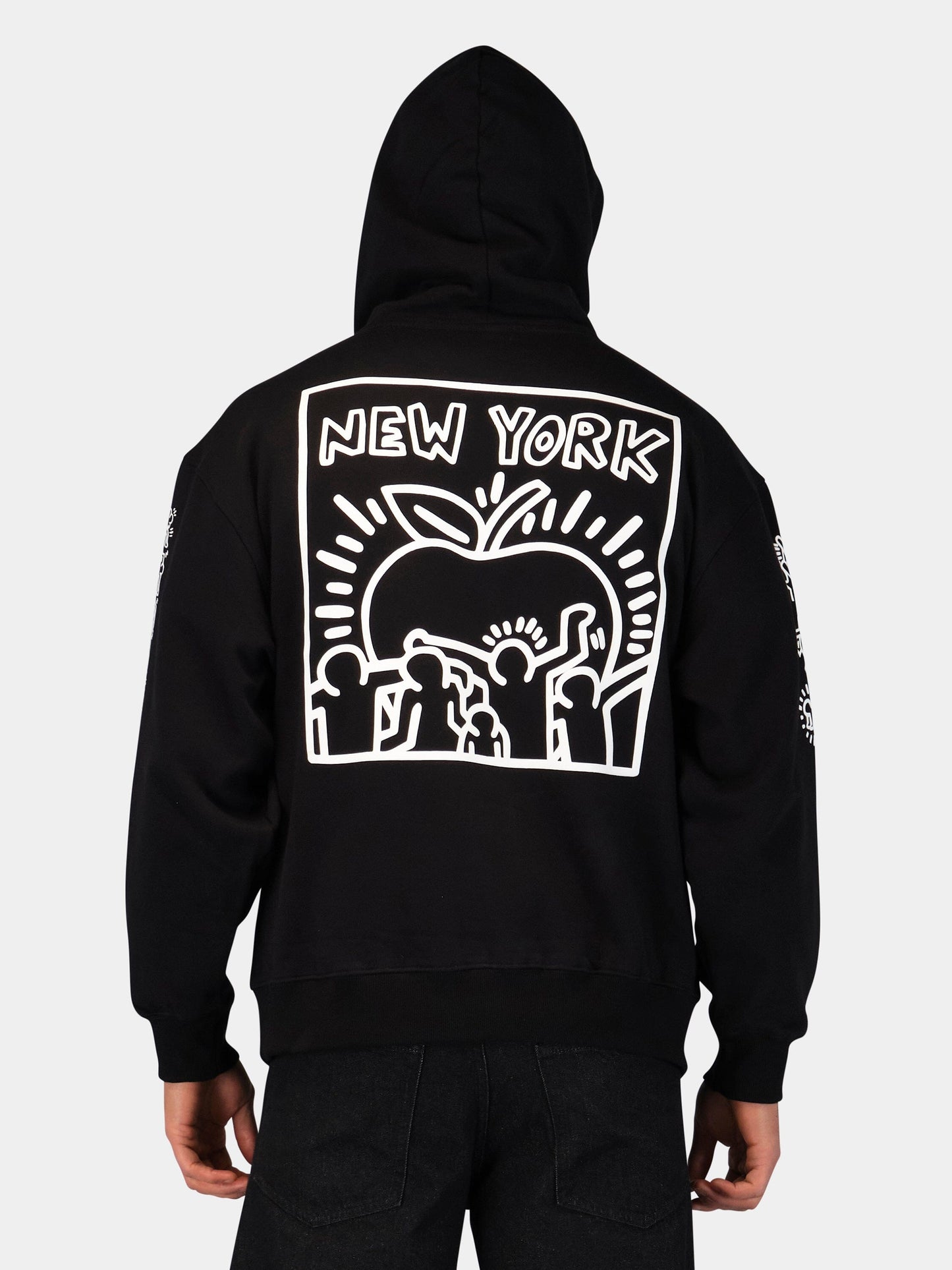 KEITH HARING X ALPHA NEW YORK GRAPHIC HOODIE COLLAB Alpha Industries 