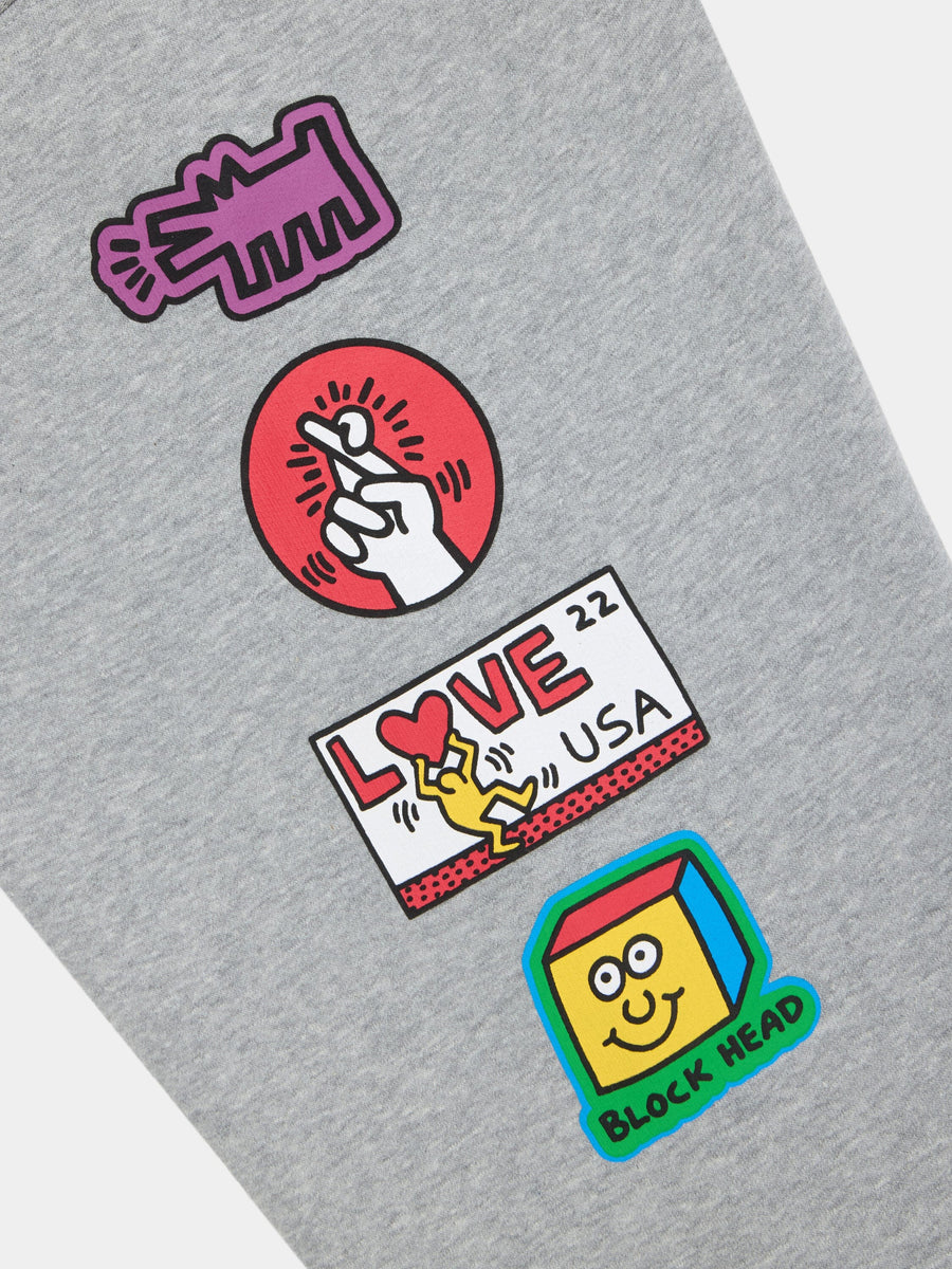 KEITH HARING X ALPHA POP SHOP GRAPHIC HOODIE COLLAB Alpha Industries 