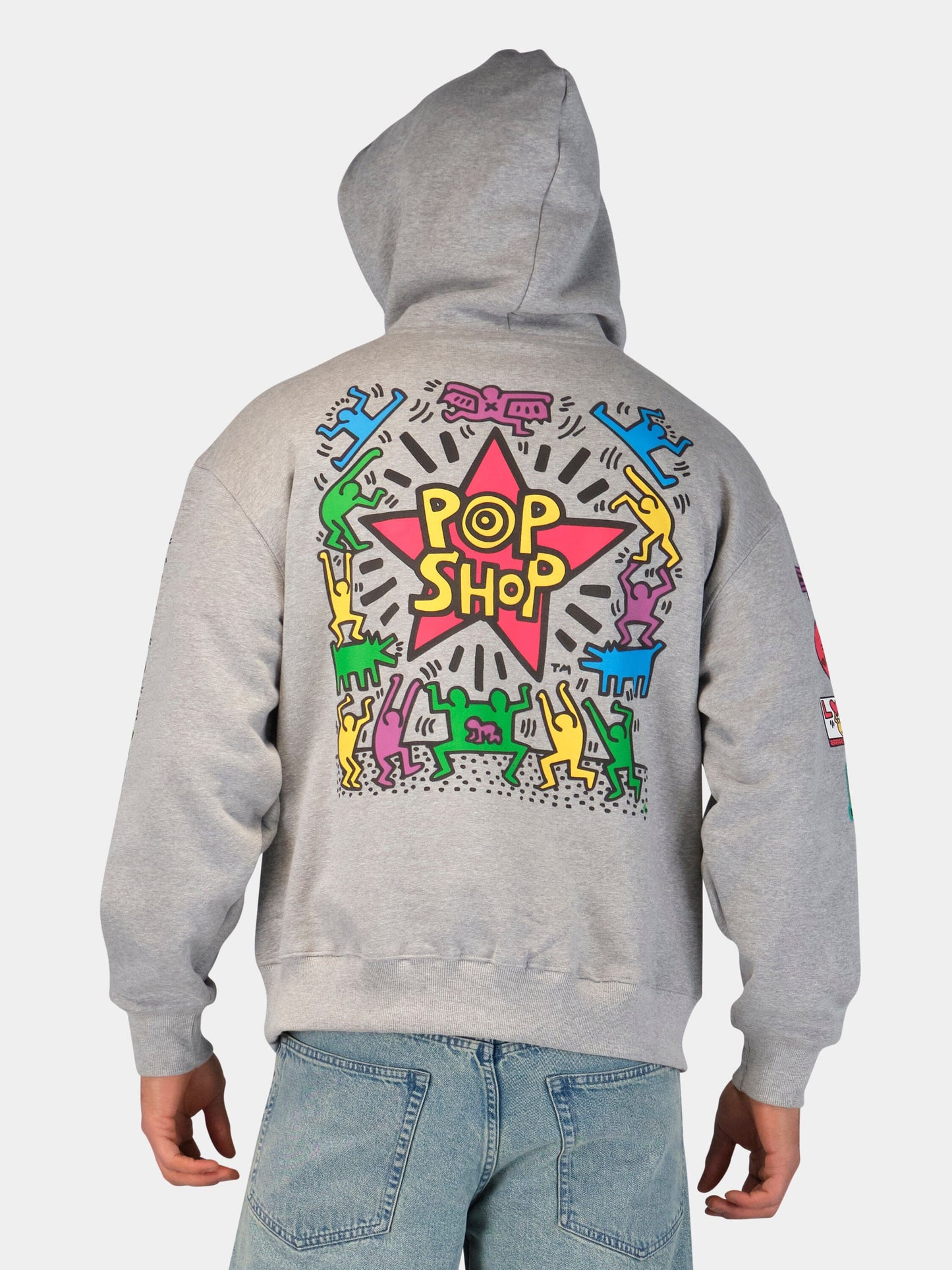 KEITH HARING X ALPHA POP SHOP GRAPHIC HOODIE COLLAB Alpha Industries 