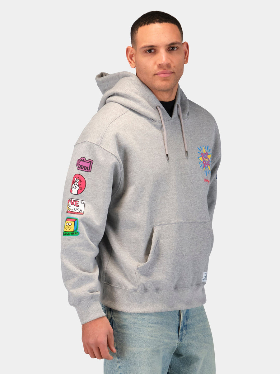 KEITH HARING X ALPHA POP SHOP GRAPHIC HOODIE COLLAB Alpha Industries 