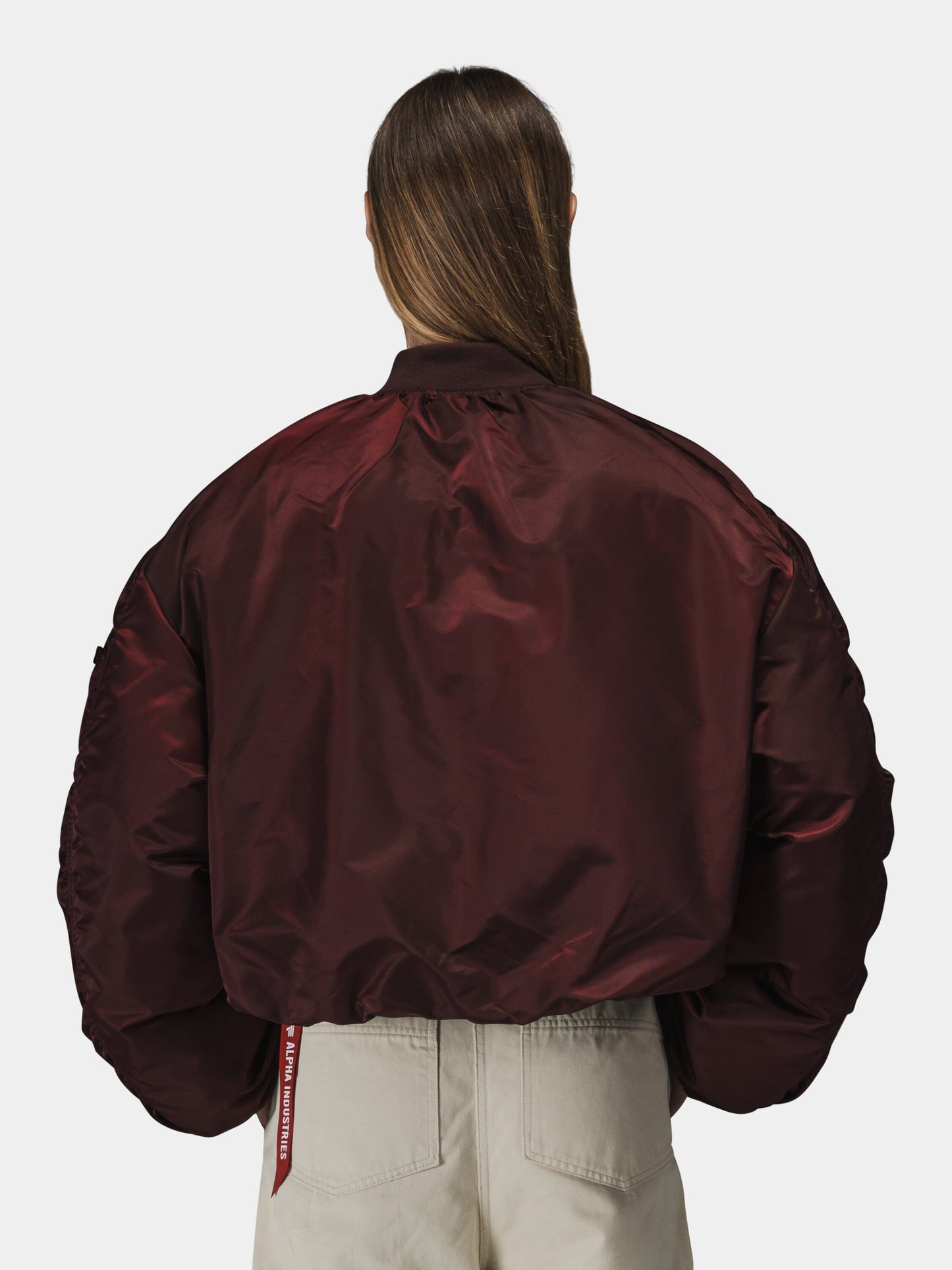 KNIT RIB MA-1 FLIGHT JACKET WOMENS OUTERWEAR Alpha Industries 