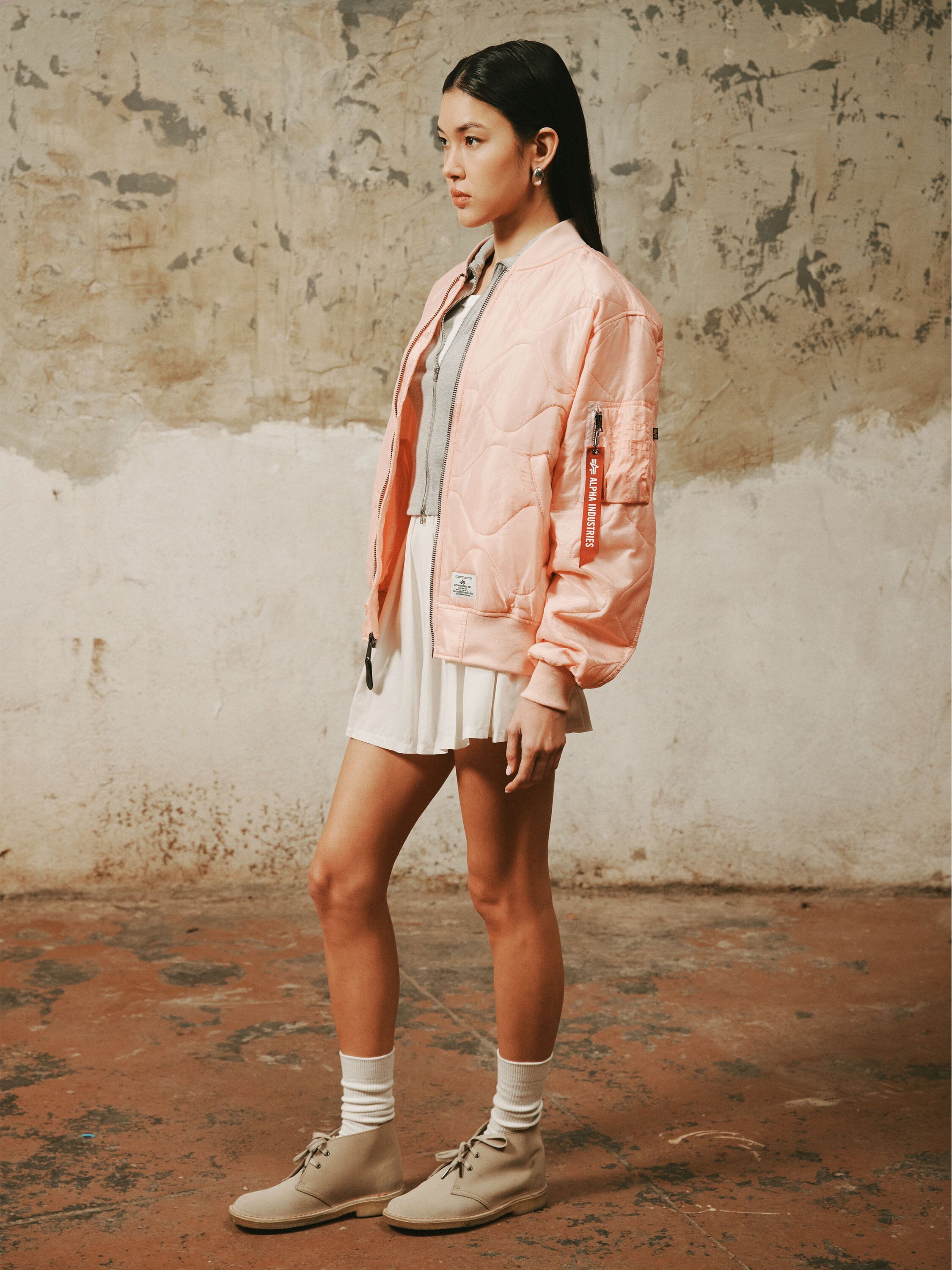 L-2B RELAXED QUILTED FLIGHT JACKET OUTERWEAR Alpha Industries 