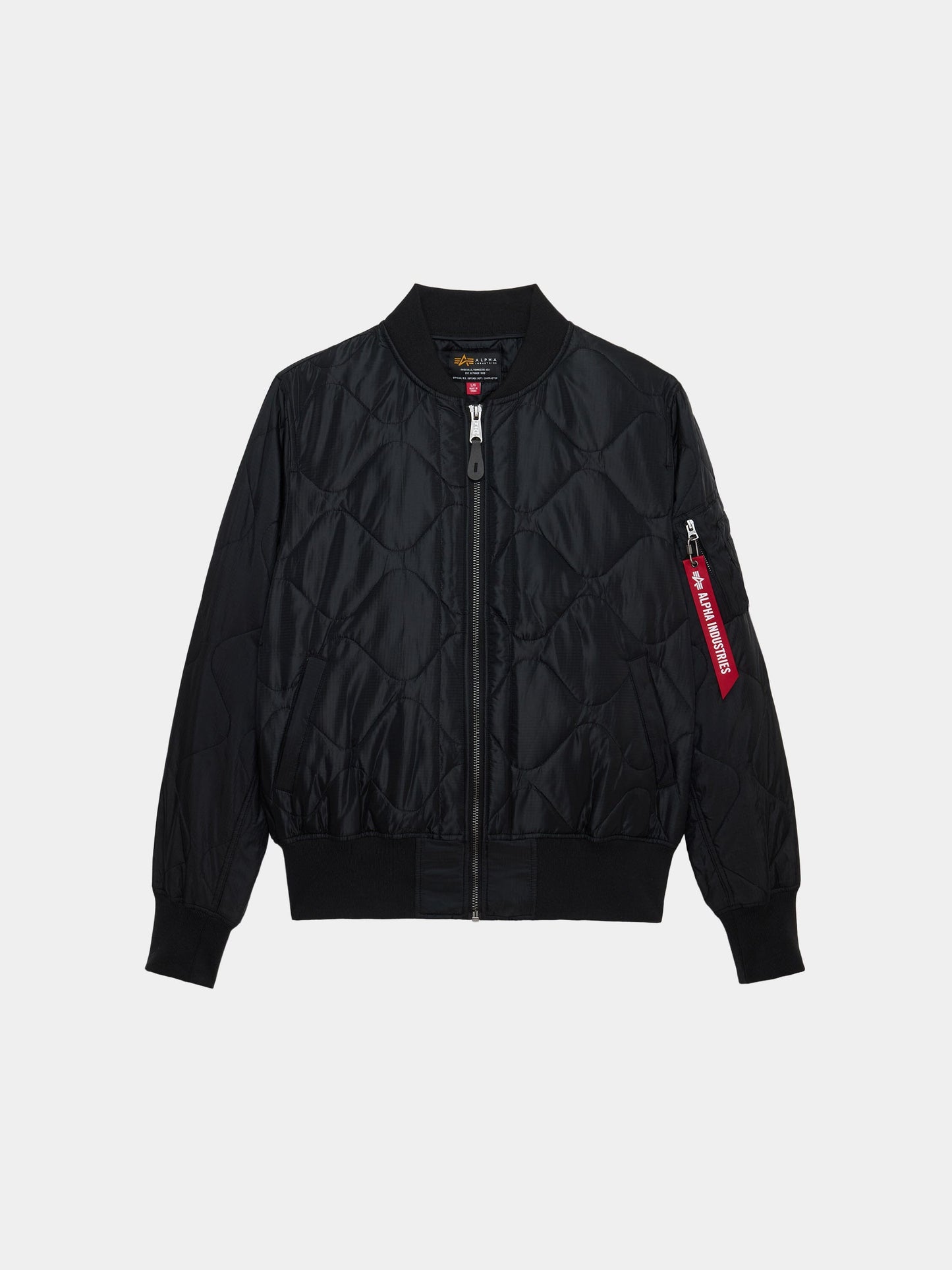 L-2B RELAXED QUILTED FLIGHT JACKET OUTERWEAR Alpha Industries BLACK XXS 