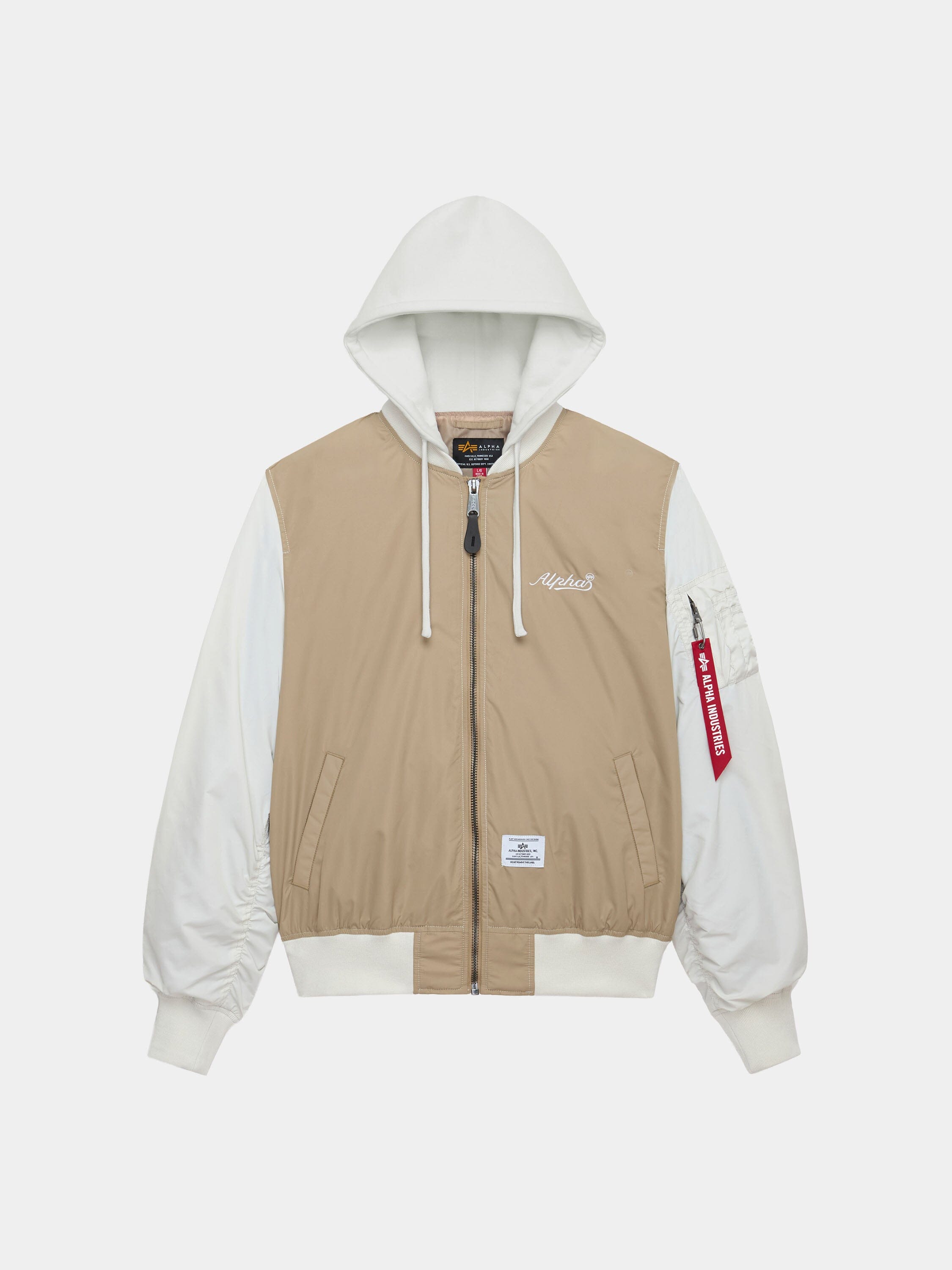L-2B RELAXED VARSITY FLIGHT JACKET OUTERWEAR Alpha Industries DUST KHAKI XS 