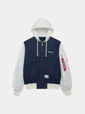 L-2B RELAXED VARSITY FLIGHT JACKET OUTERWEAR Alpha Industries REPLICA BLUE XS 