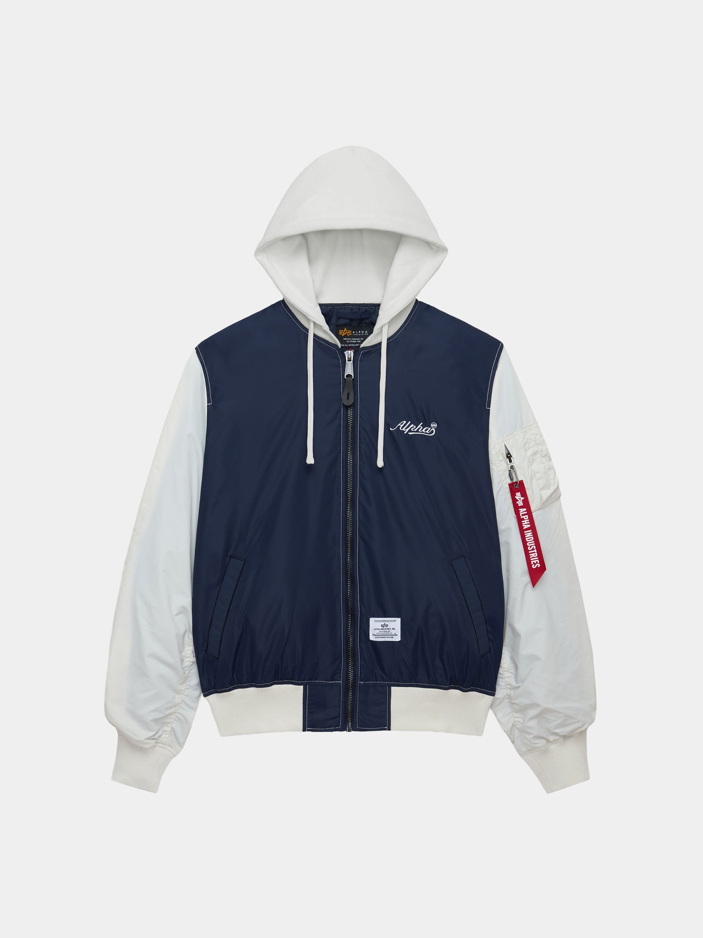 L-2B RELAXED VARSITY FLIGHT JACKET OUTERWEAR Alpha Industries REPLICA BLUE XS 