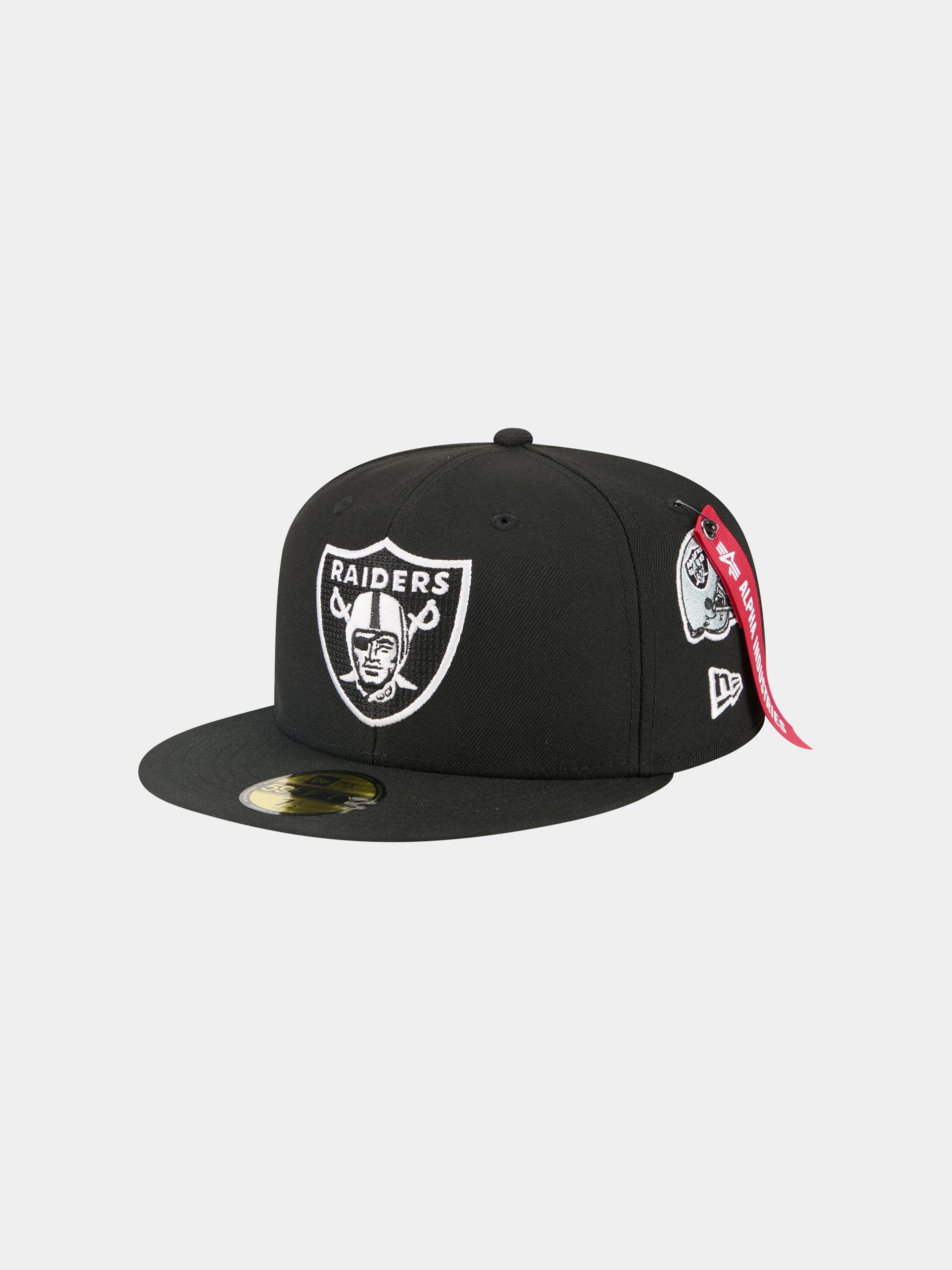 LAS VEGAS RAIDERS X ALPHA X NEW ERA 59FIFTY FITTED CAP ACCESSORY Alpha Industries BLACK 7 1/8 