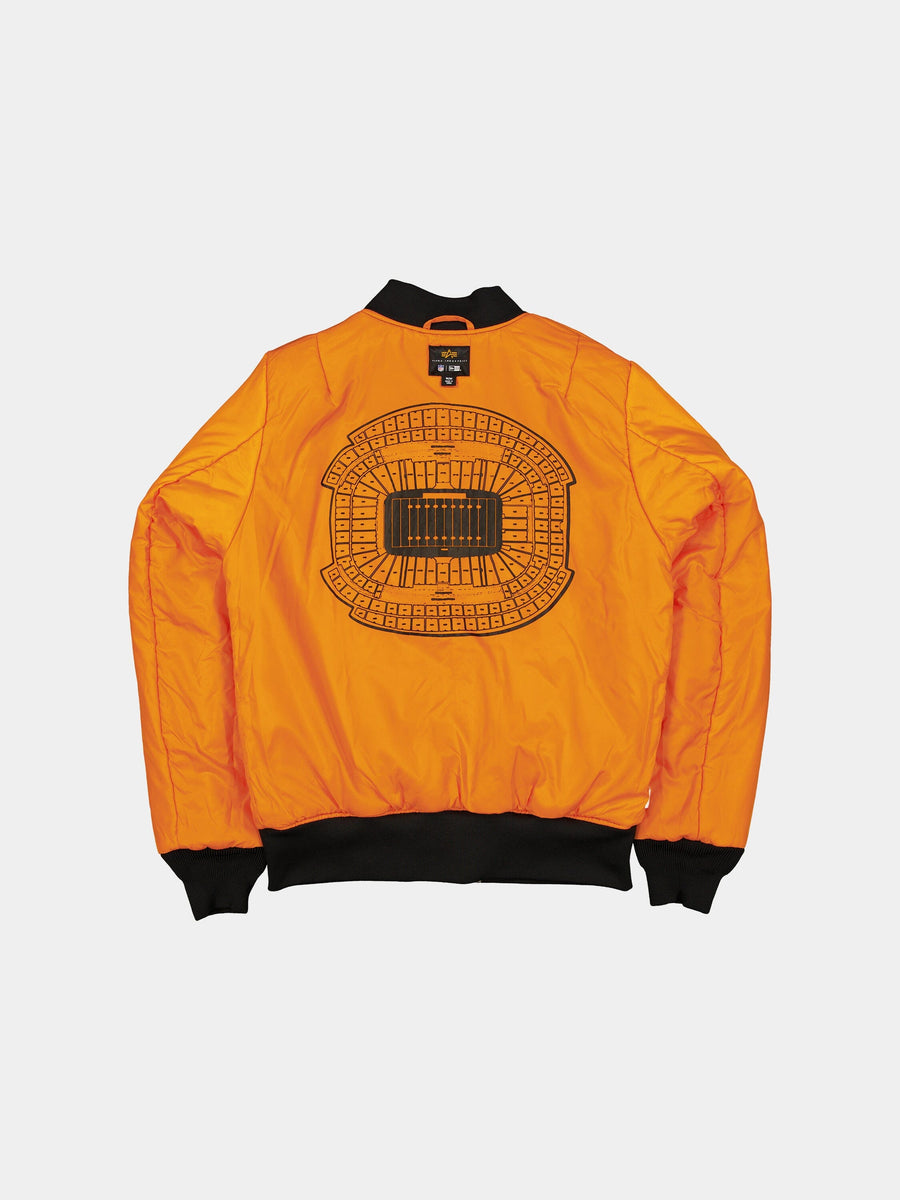 LAS VEGAS RAIDERS X ALPHA X NEW ERA MA-1 BOMBER JACKET (BLACK CAMO) OUTERWEAR Alpha Industries 