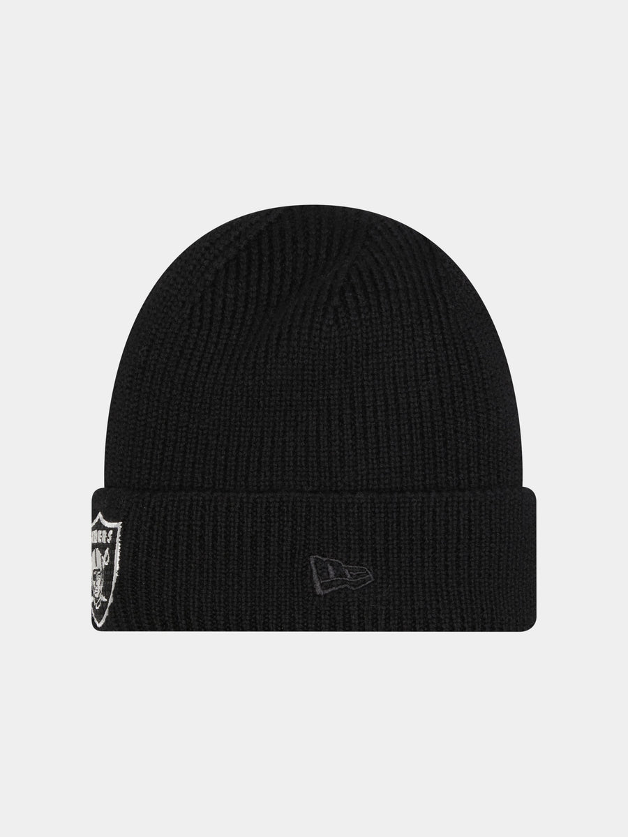 LAS VEGAS RAIDERS X ALPHA X NEW ERA SHORT CUFF BEANIE ACCESSORY Alpha Industries 