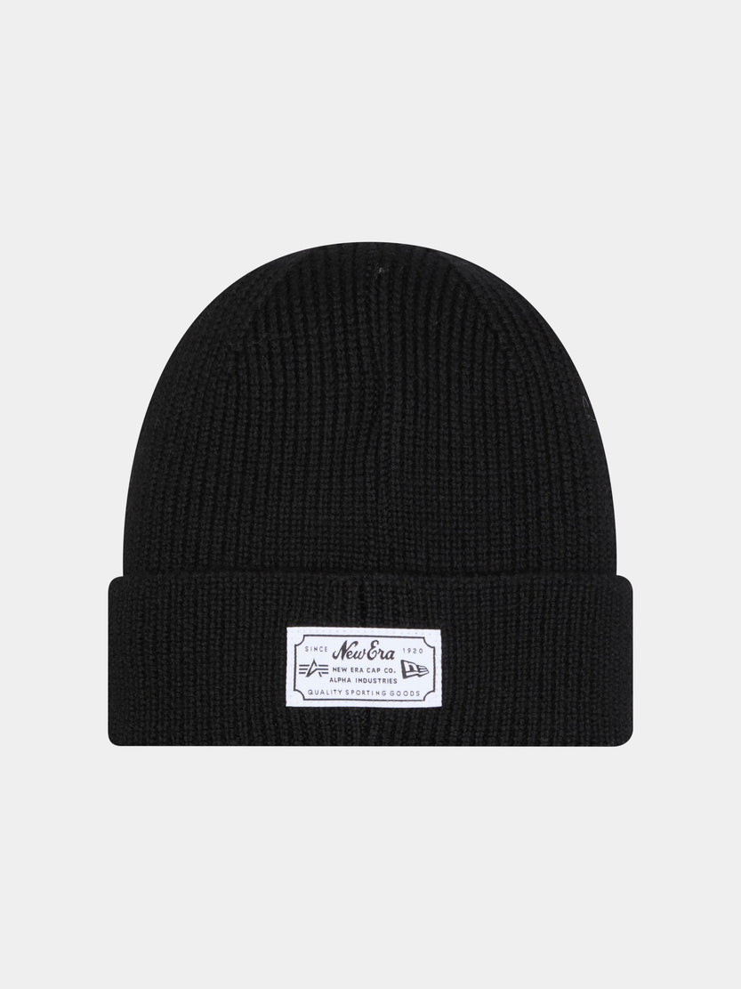 LAS VEGAS RAIDERS X ALPHA X NEW ERA SHORT CUFF BEANIE ACCESSORY Alpha Industries 