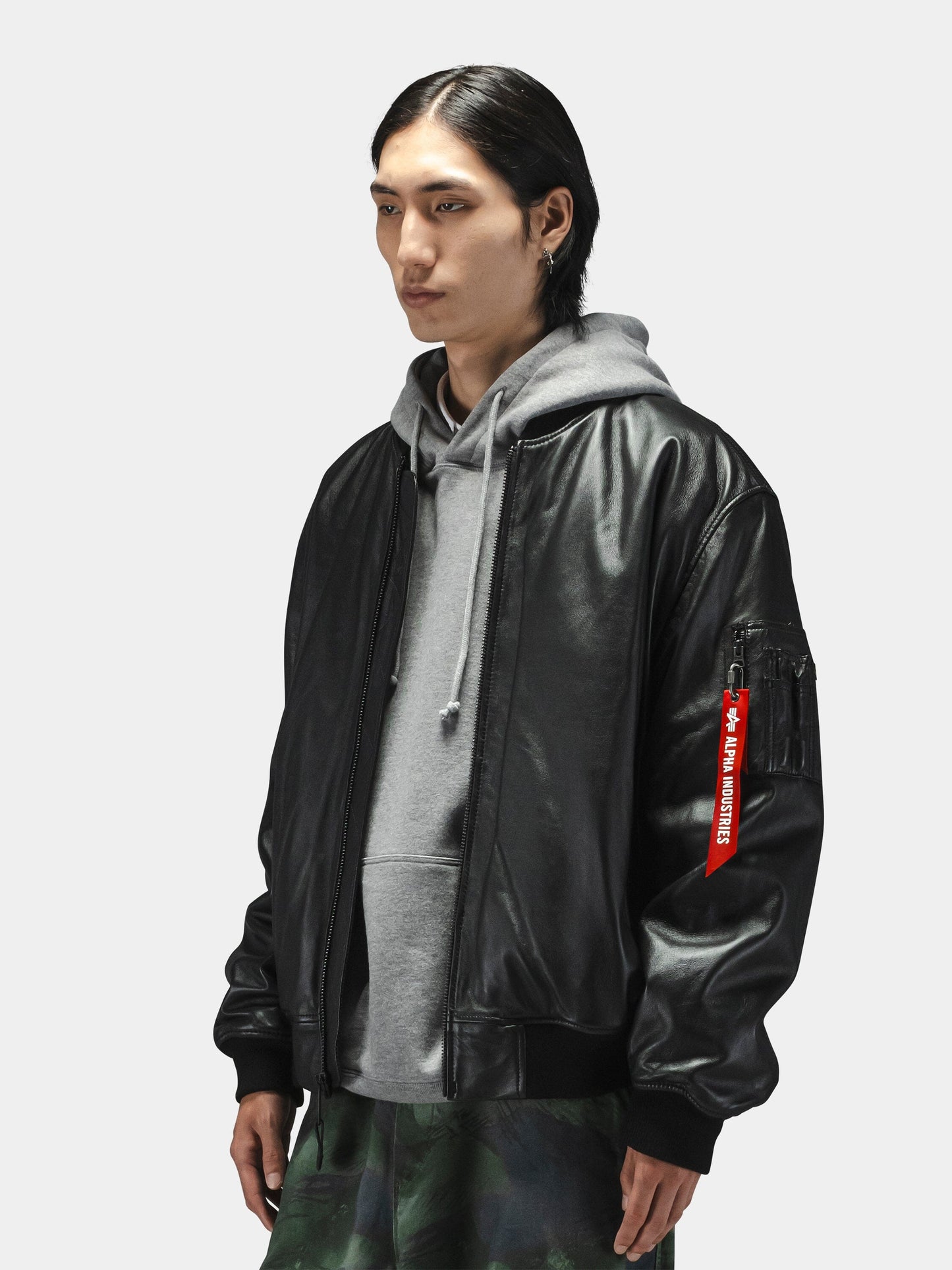 LEATHER MA-1 FLIGHT JACKET OUTERWEAR Alpha Industries 