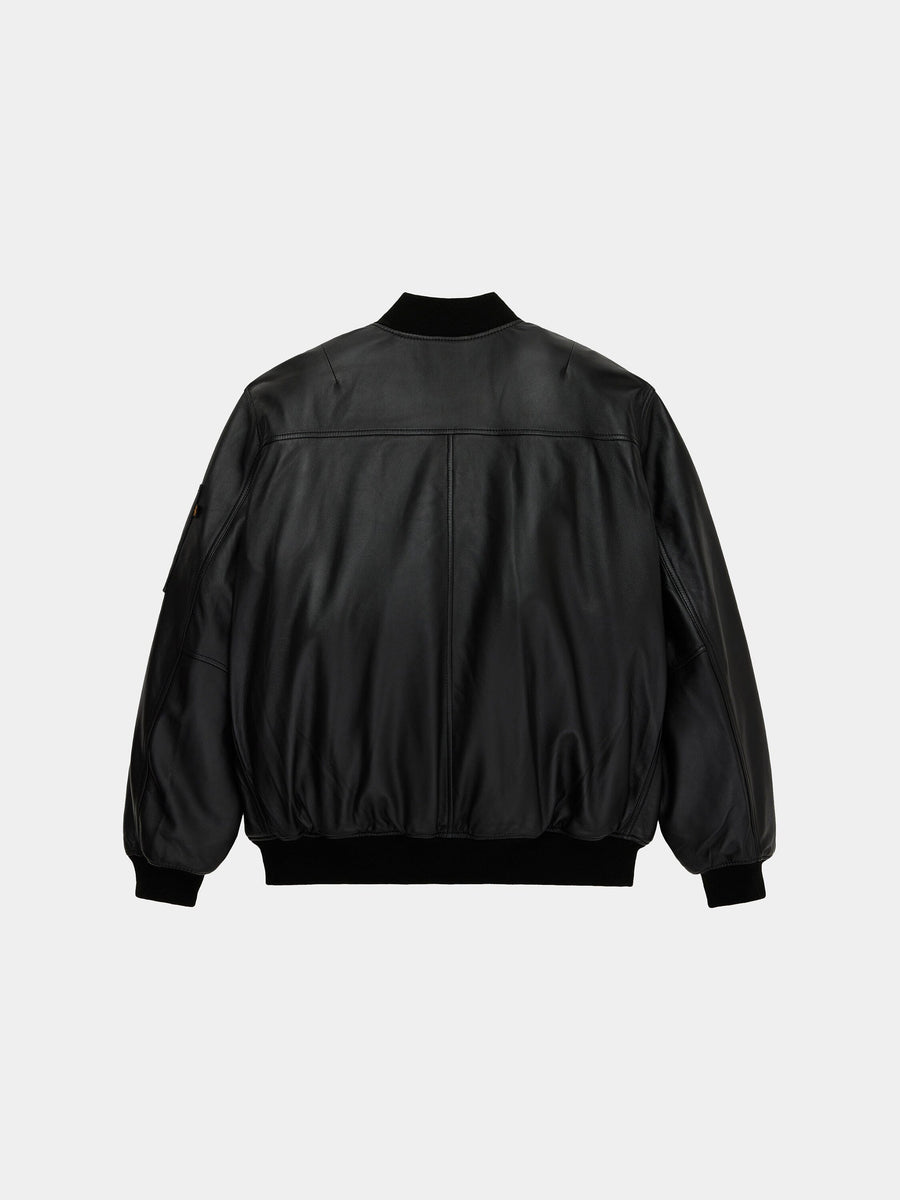 LEATHER MA-1 FLIGHT JACKET OUTERWEAR Alpha Industries 