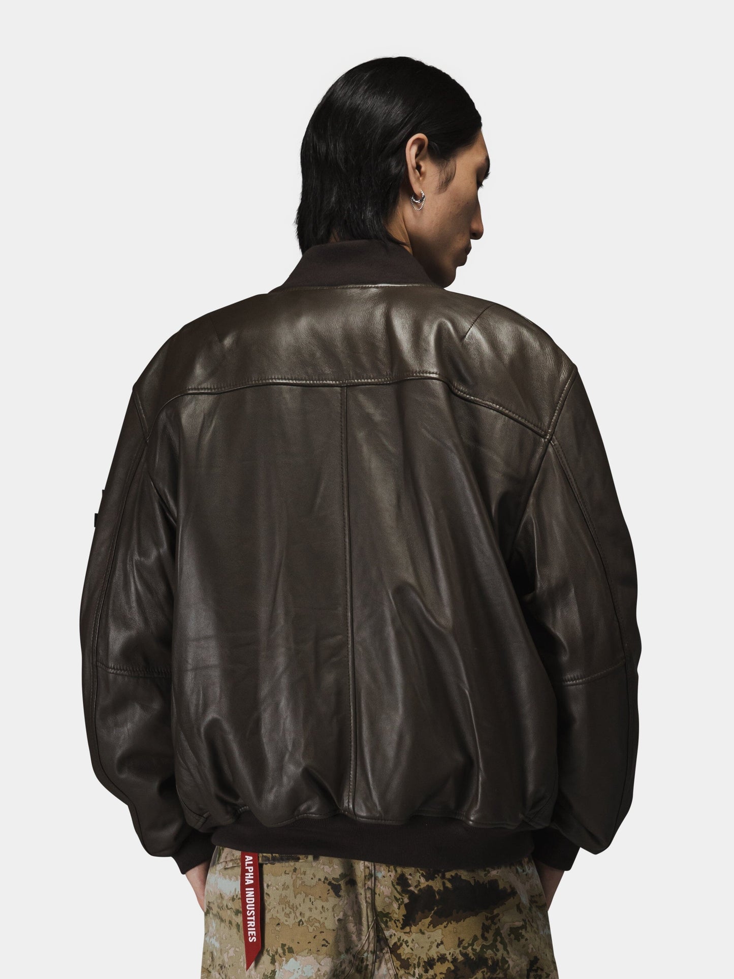 LEATHER MA-1 FLIGHT JACKET OUTERWEAR Alpha Industries 
