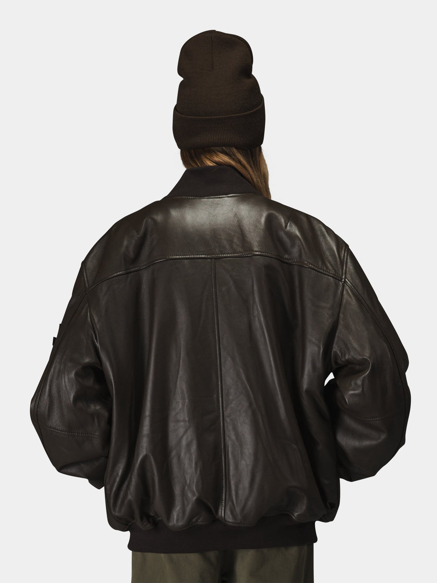 LEATHER MA-1 FLIGHT JACKET OUTERWEAR Alpha Industries 