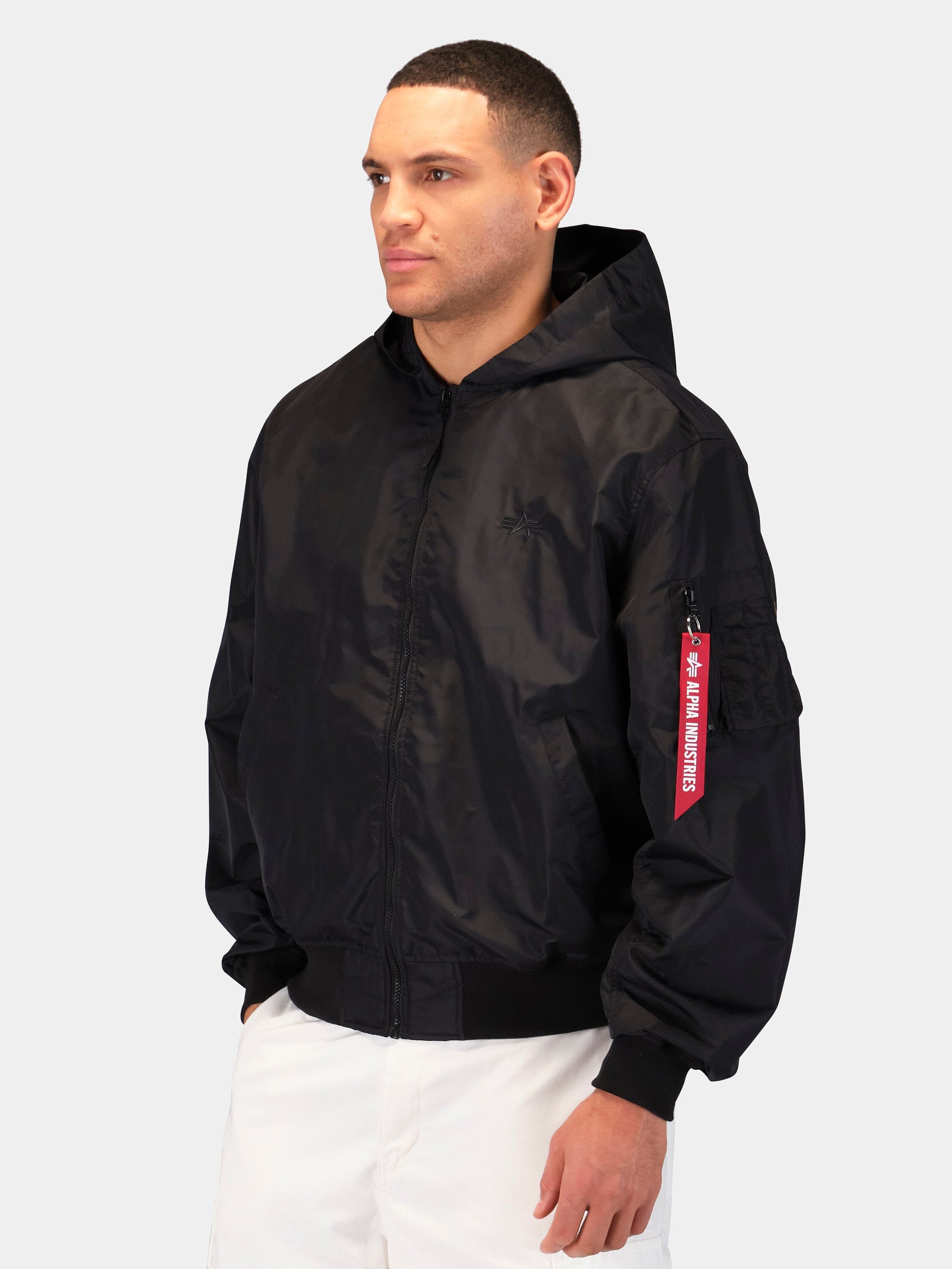 LOGO L-2B HOODED HUNTER FLIGHT JACKET FLIGHT Alpha Industries 