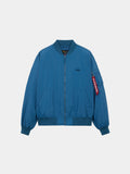 LOGO L-2B HUNTER RELAXED FLIGHT JACKET FLIGHT Alpha Industries DENIM BLUE XXS 