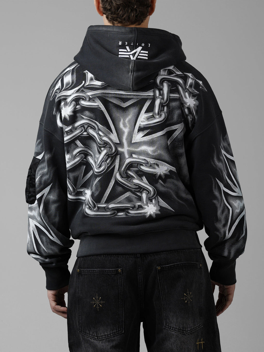 LOITER X ALPHA FULL ZIP UP TOP Alpha Industries 