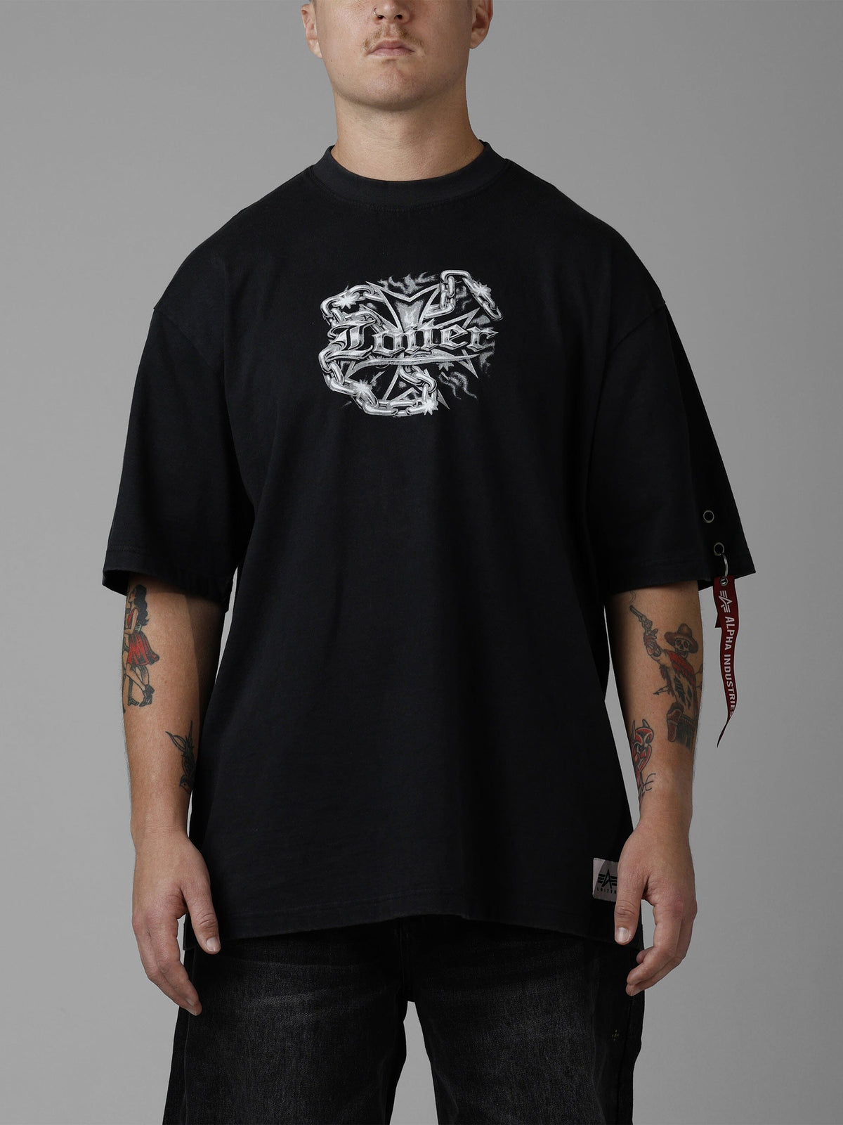LOITER X ALPHA TEE TOP Alpha Industries 