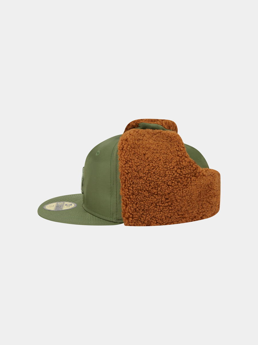 LOS ANGELES DODGERS X ALPHA X NEW ERA 5950 DOG EAR CAP (GREEN) ACCESSORY Alpha Industries 