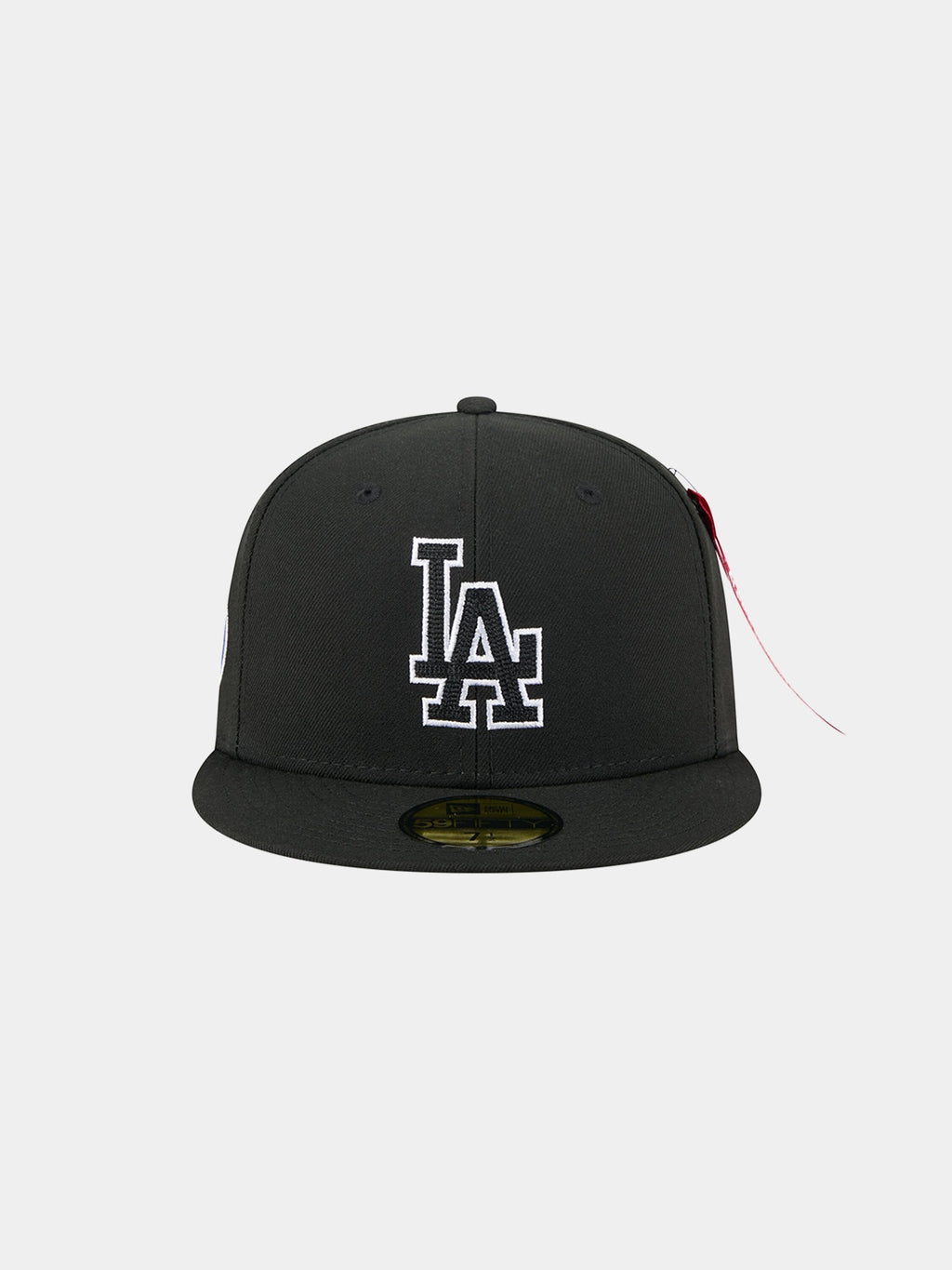 LOS ANGELES DODGERS X ALPHA X NEW ERA 59FIFTY FITTED CAP HAT NEW ERA BLACK 7 1/2 