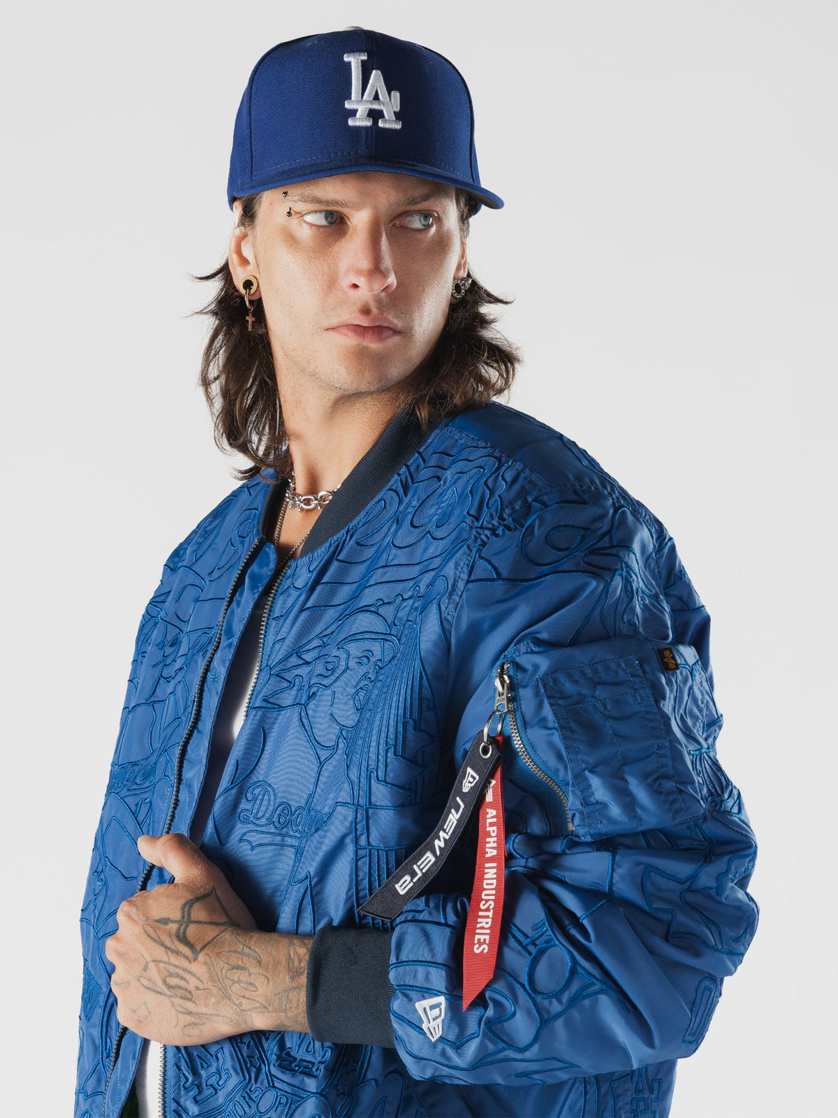 LOS ANGELES DODGERS X ALPHA X NEW ERA COMPLEXCON L-2B BOMBER JACKET OUTERWEAR Alpha Industries 